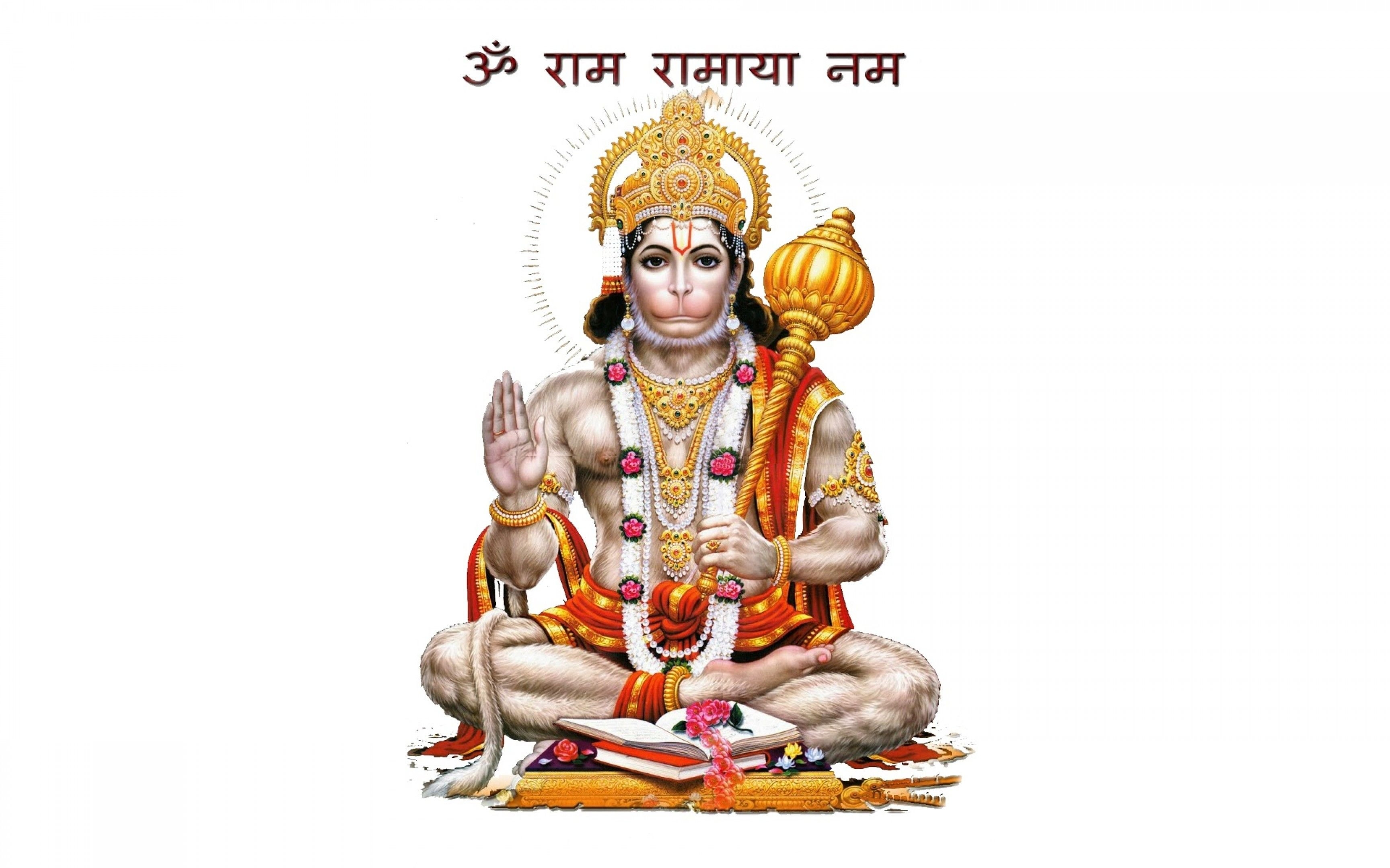 3460x2160 Jay Shree Ram lord Hanuman HD wallpaper.com, Desktop