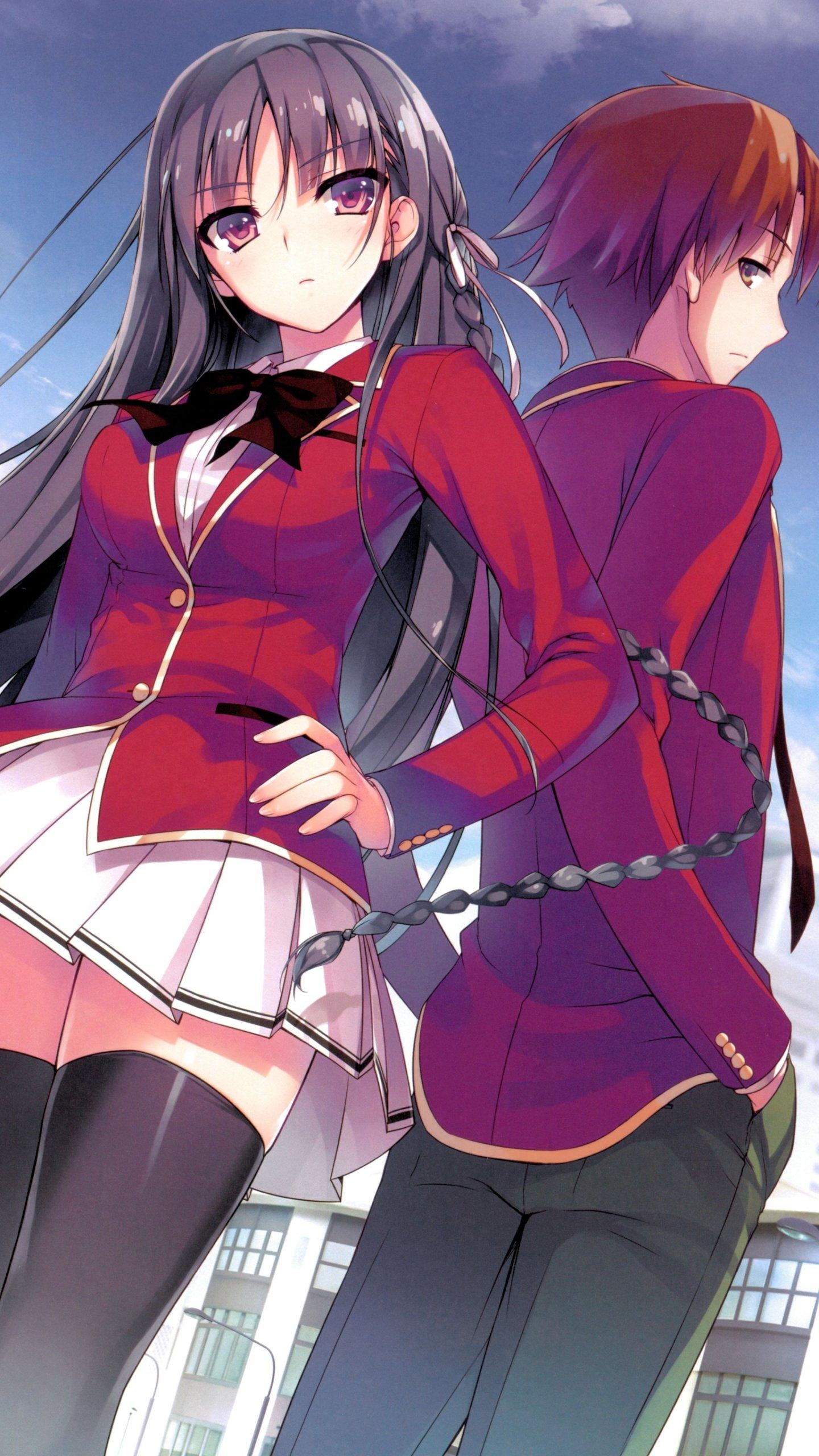 1440x2560 Kiyotaka Ayanokouji and Suzune Horikita QHD Quad HD, Phone