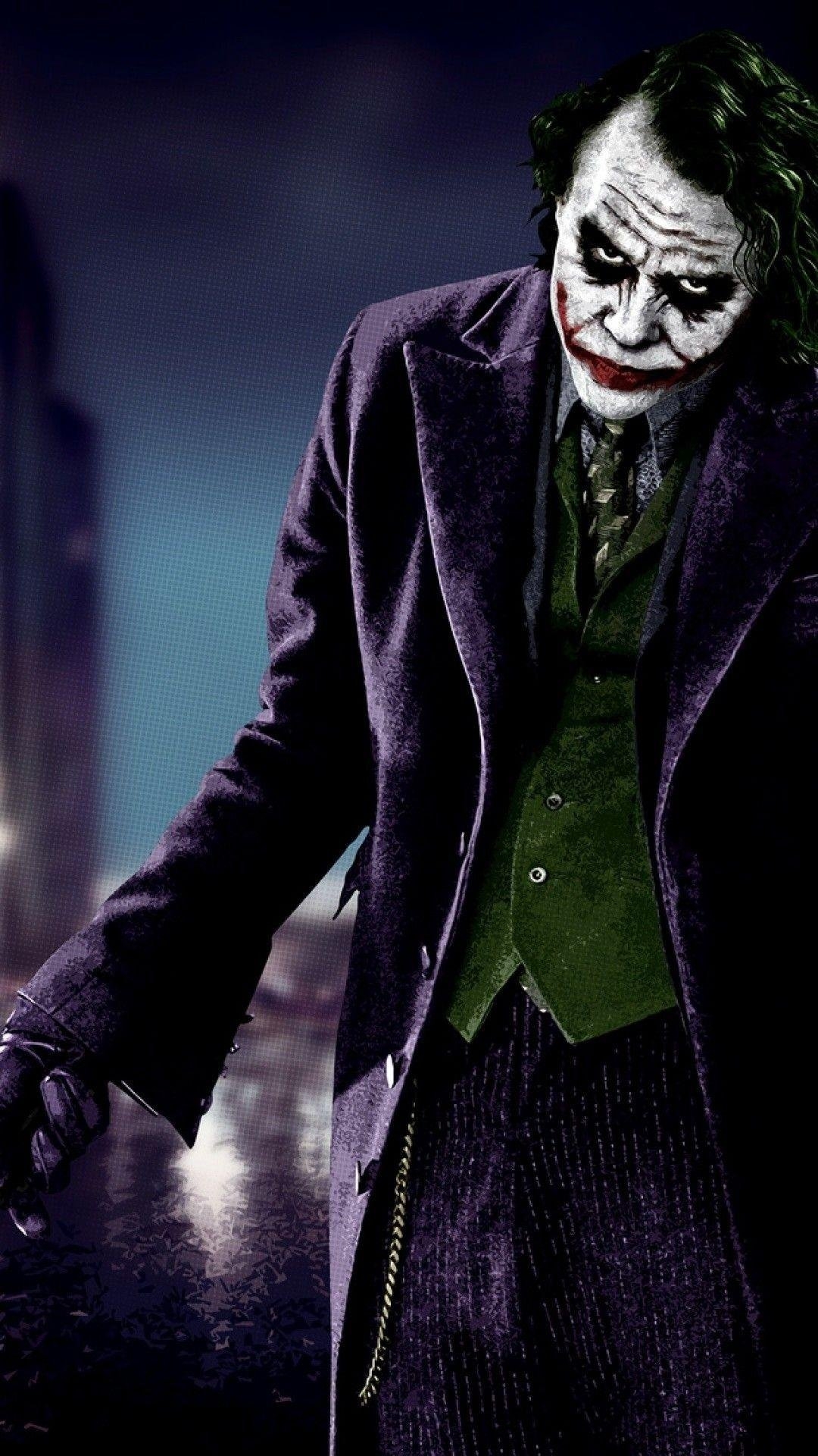 1080x1920 heath ledger joker iphone wallpaper, Phone