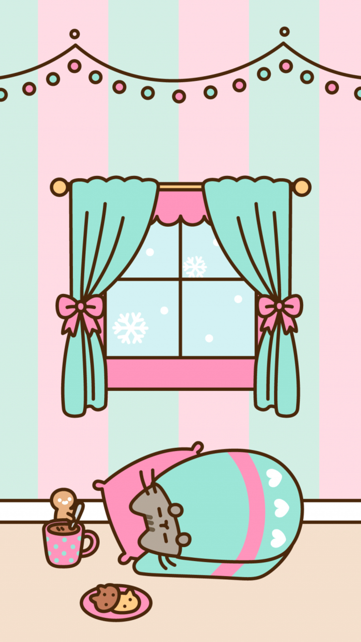 720x1280 Pusheen Christmas, HD Wallpaper & background Download, Phone