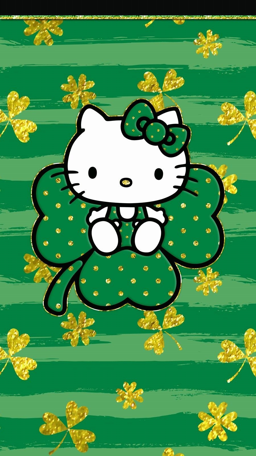 900x1600 Hello Kitty St. Patricks Wallpaper, HD Hello Kitty St. Patricks Background on WallpaperBat, Phone