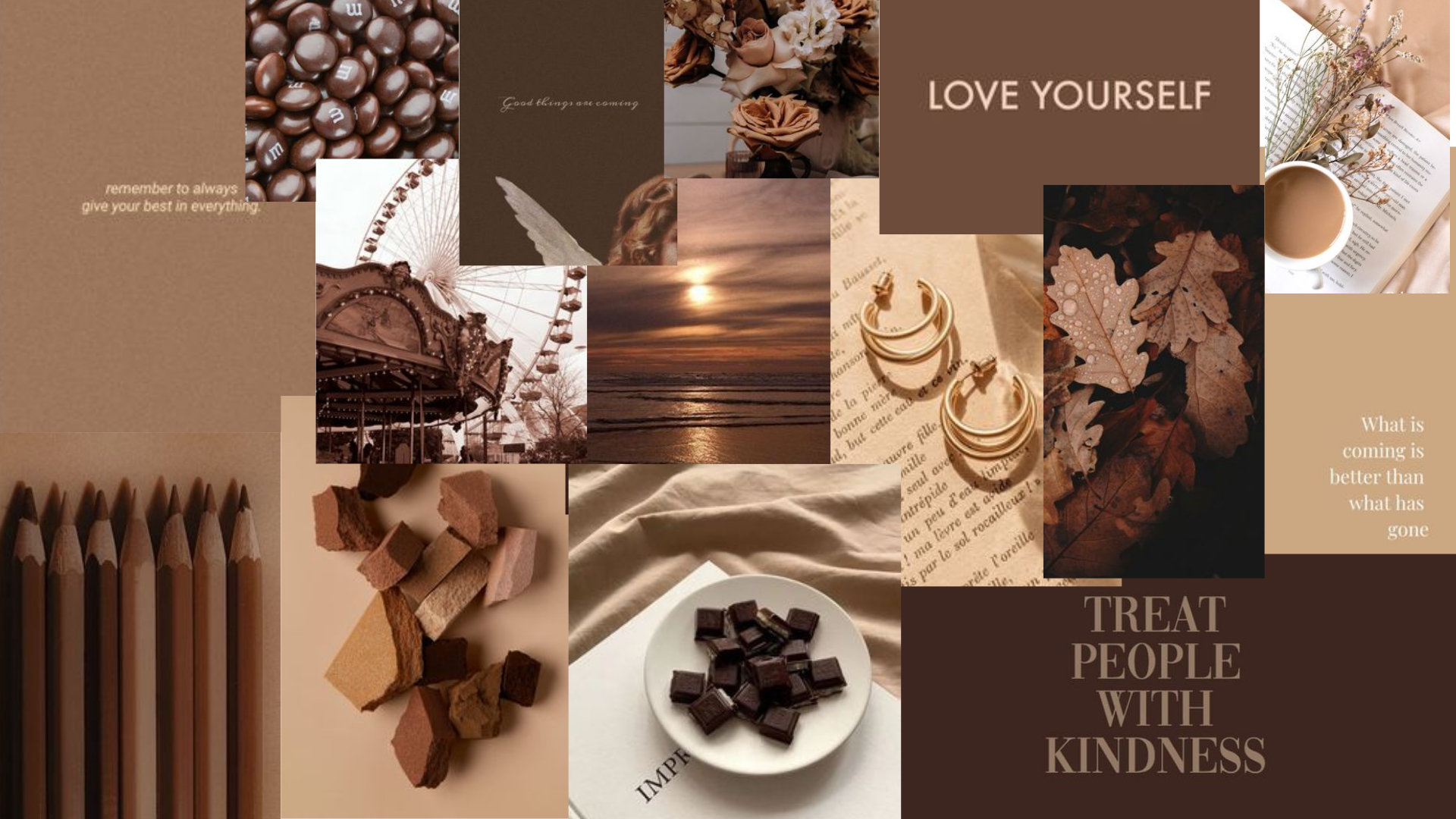 1920x1080 Brown Aesthetic Wallpaper. Aesthetic desktop wallpaper, Brown wallpaper, Aesthetic wallpaper, Desktop