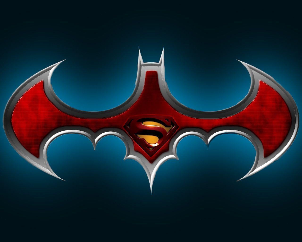 1280x1030 Wallpaper For > Batman Superman Wallpaper Logo, Desktop