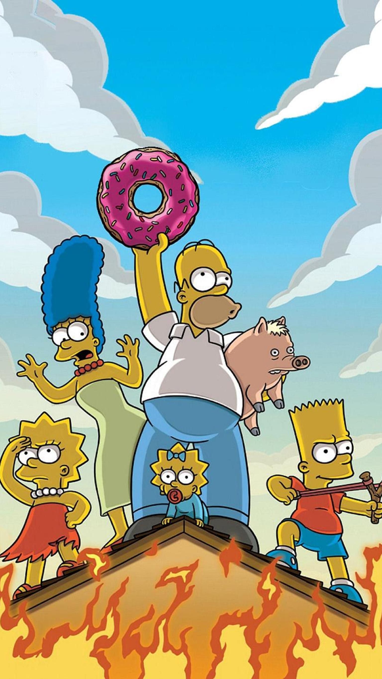 1540x2740 The Simpsons Wallpaper Free The Simpsons Background, Phone