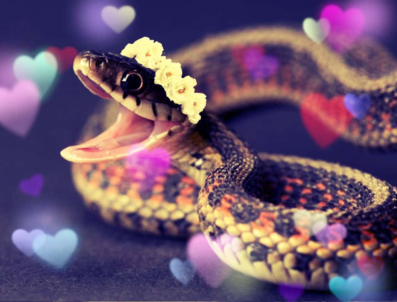 1330x1010 Cute Snake Picture, Desktop