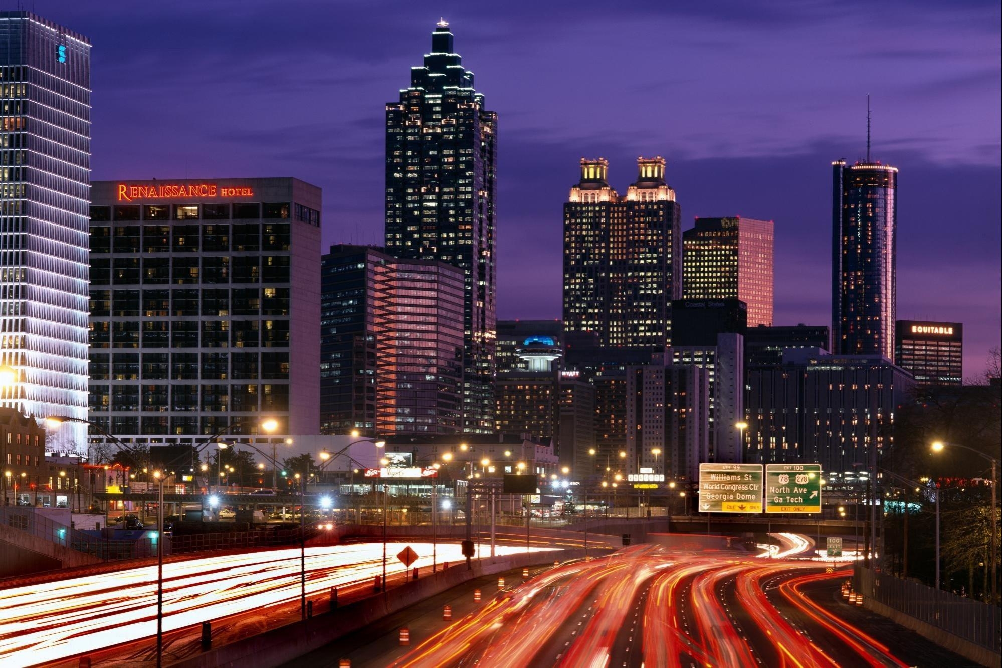 2000x1340 Atlanta georgia dusk wallpaper. PC, Desktop