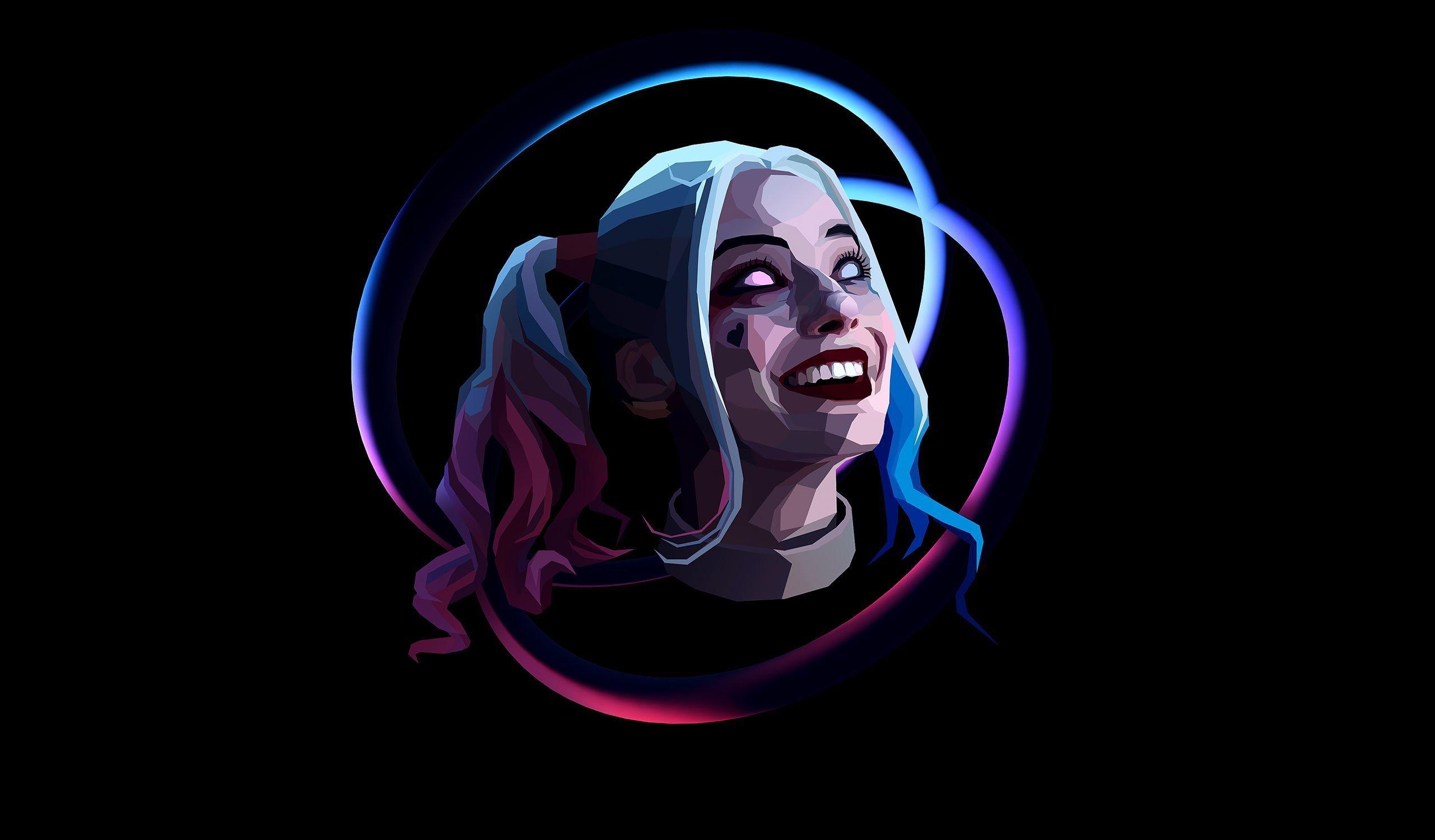 2560x1500 Harley Quinn Abstract Art, Desktop