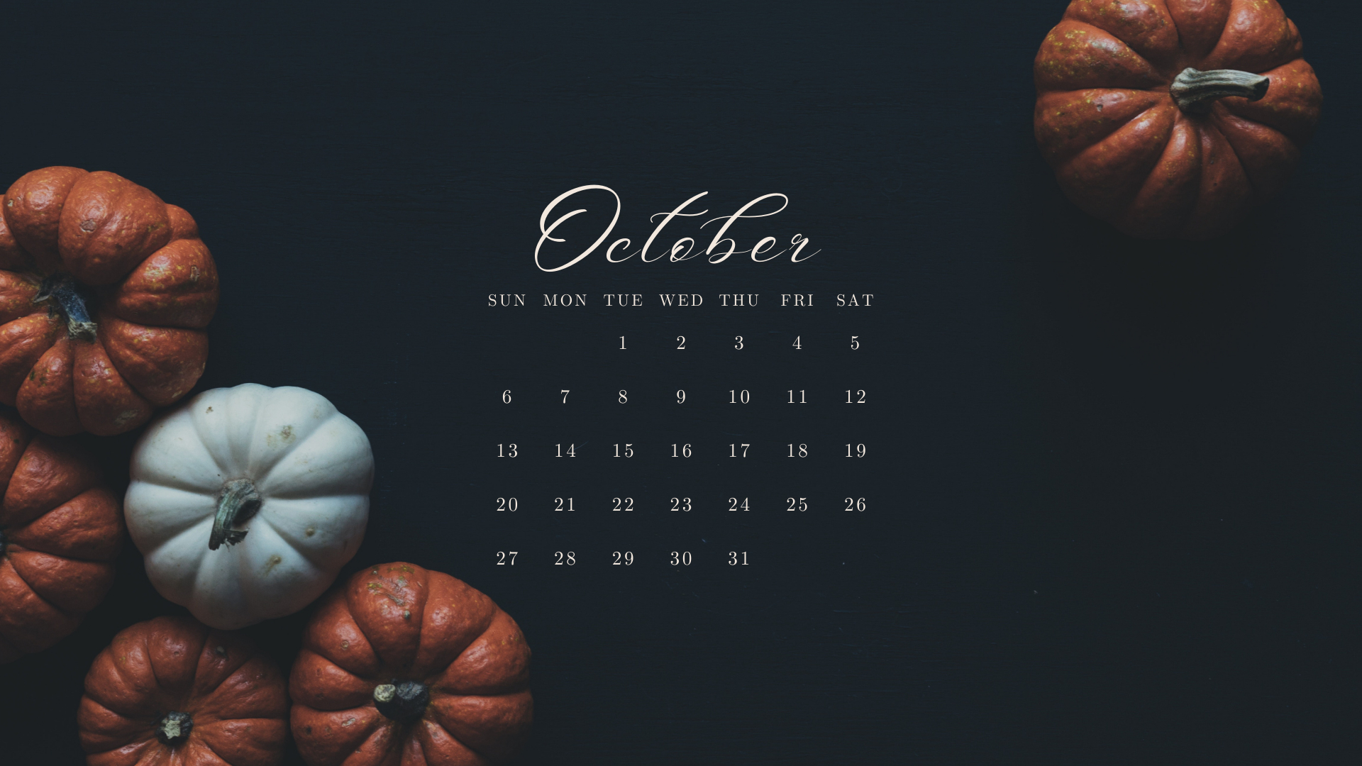 1920x1080 FREE OCTOBER 2024 DESKTOP CALENDAR, Desktop