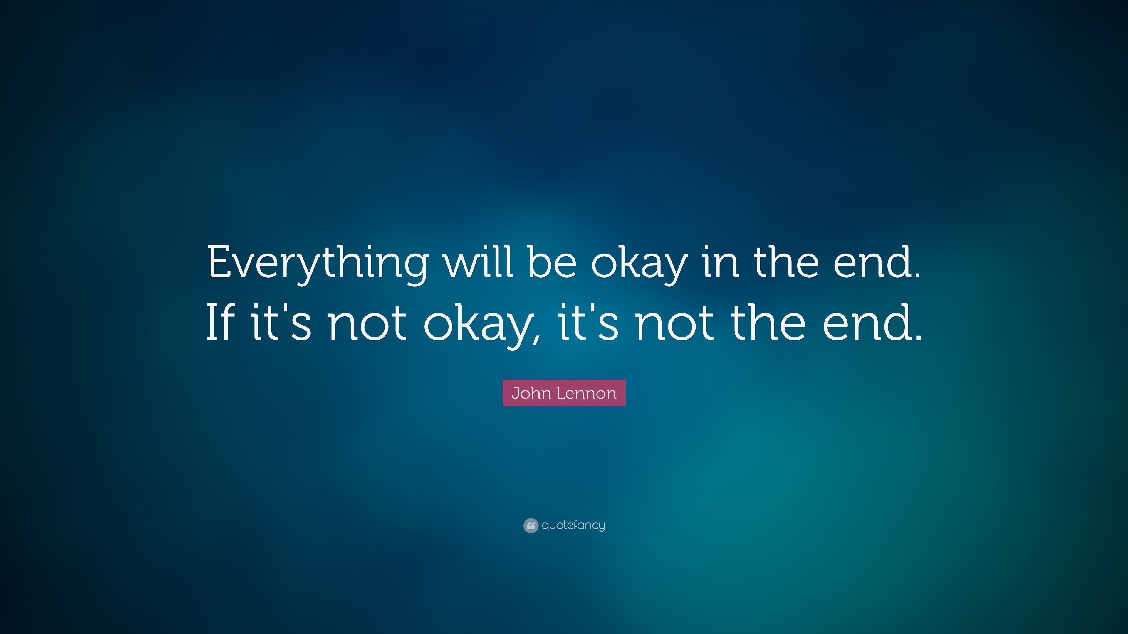 3840x2160 Everything Will Be Alright in the End Wallpaper, Desktop