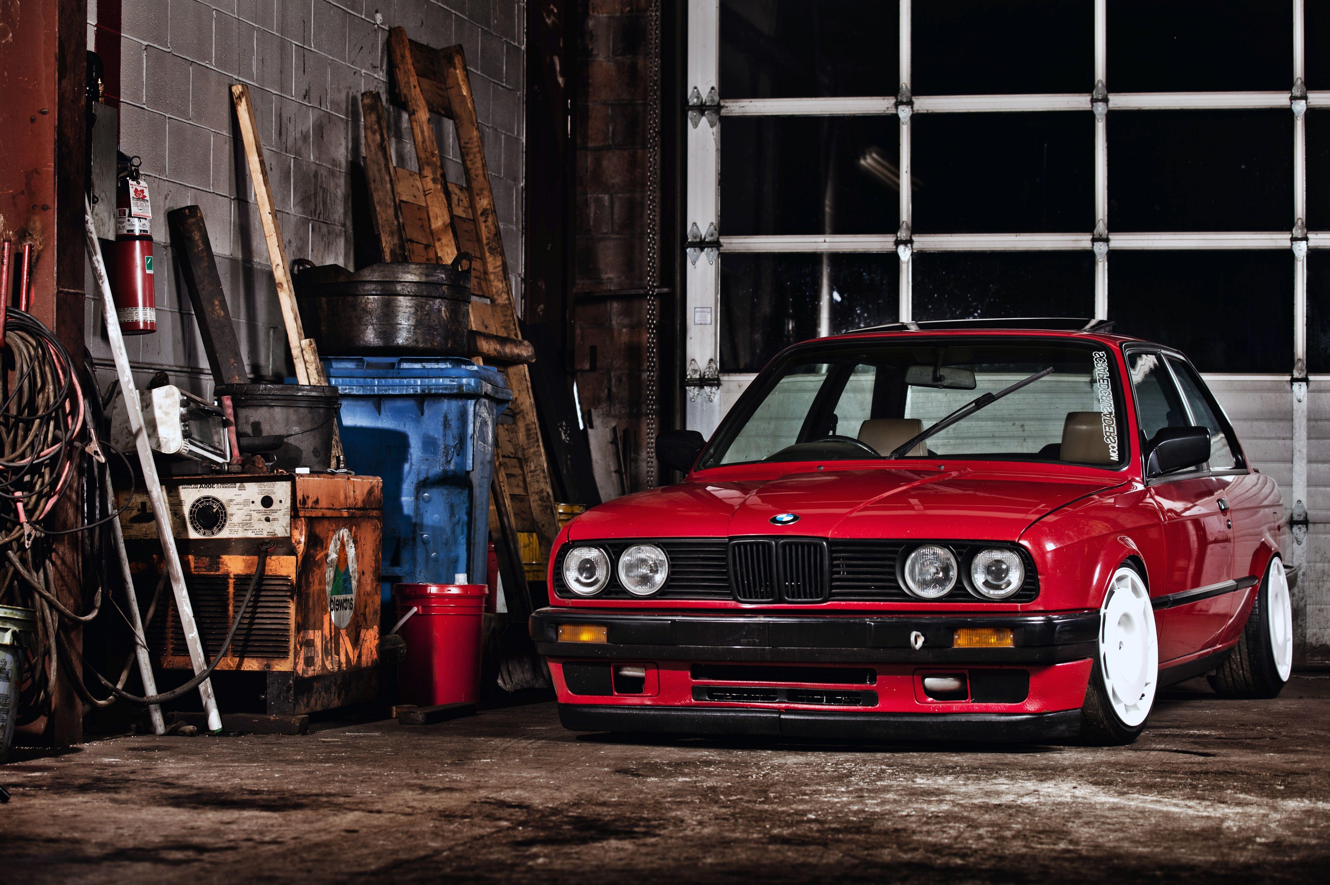 5600x3730 Bmw E30 Car Stance Red Cars Vehicle Car Wallpaper, Photo and Videos, Desktop