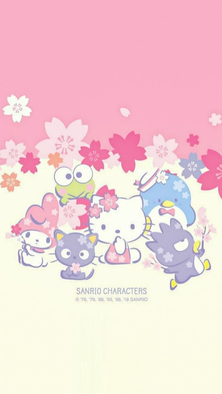 740x1310 Sanrio Wallpaper for mobile phone, tablet, desktop computer and other devices HD and 4K wallpaper. Sanrio wallpaper, Hello kitty wallpaper, Kitty wallpaper, Phone