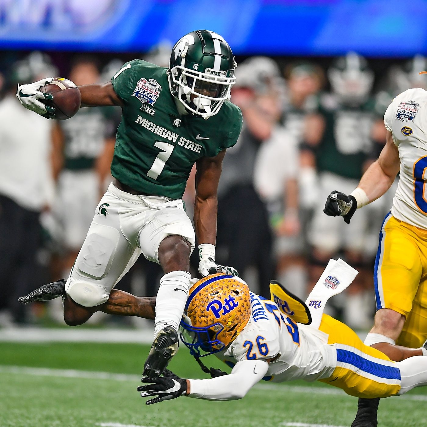 1400x1400 Jets 2022 NFL Draft Prospect WR Jayden Reed, Michigan State Green Nation, Phone