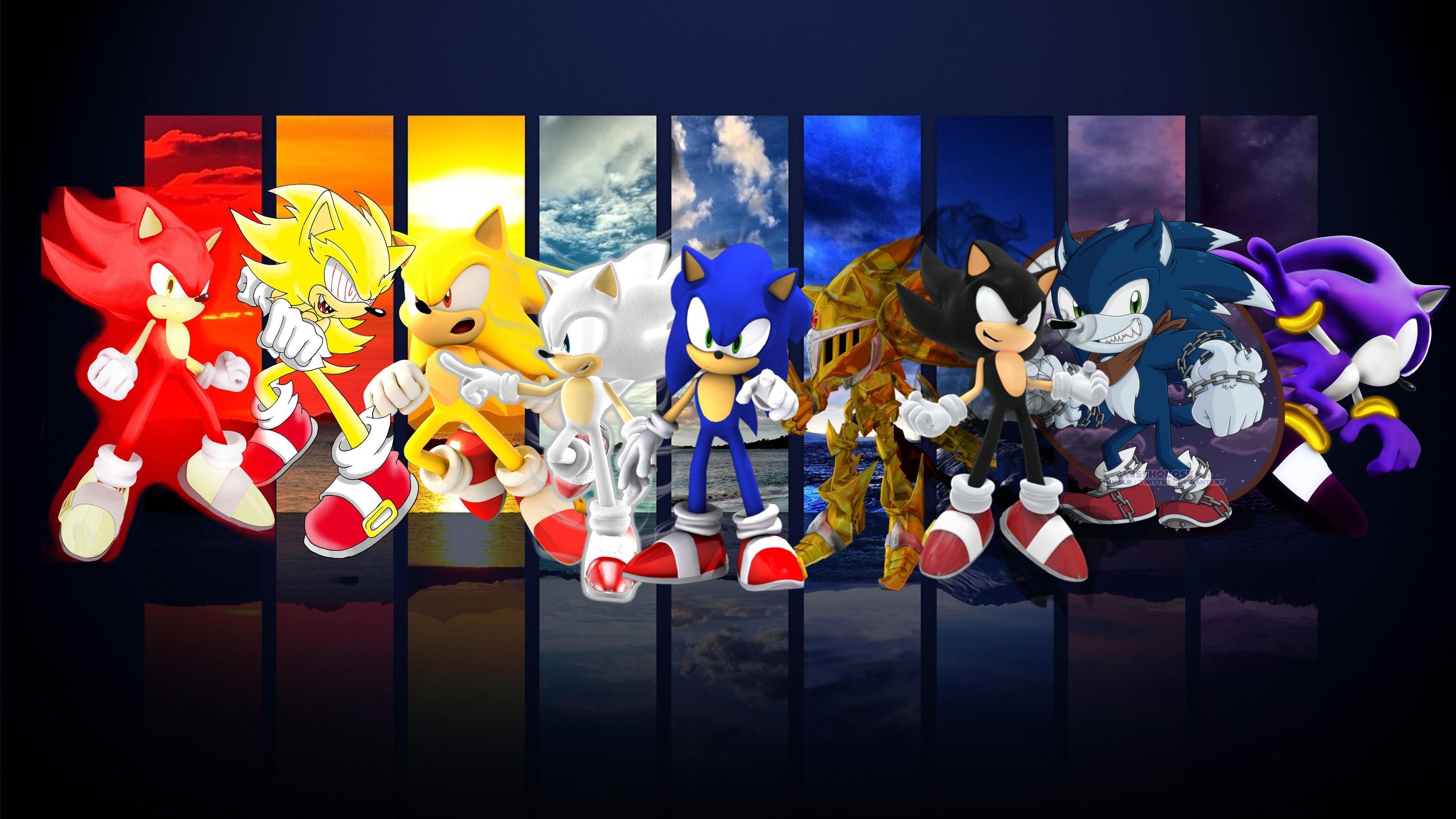 3270x1840 Sonic All Forms Wallpaper Free Sonic All Forms Background, Desktop