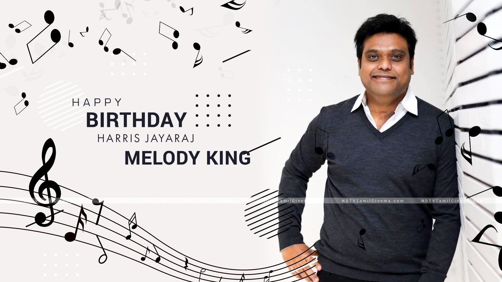 1920x1080 NDTV Tamil Cinema Birthday to Harris Jayaraj, Desktop