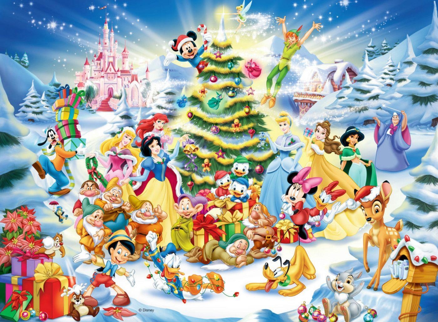 1400x1030 Disney Christmas Background, Desktop