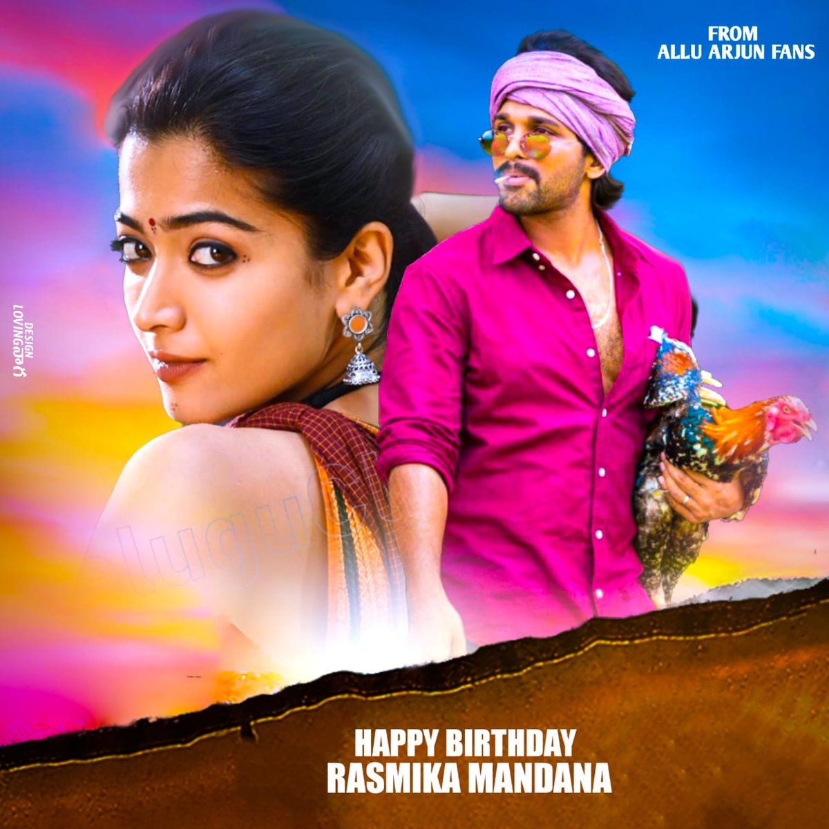 1200x1200 Rashmika Mandanna fans #HappyBirthdayRashmika, Phone