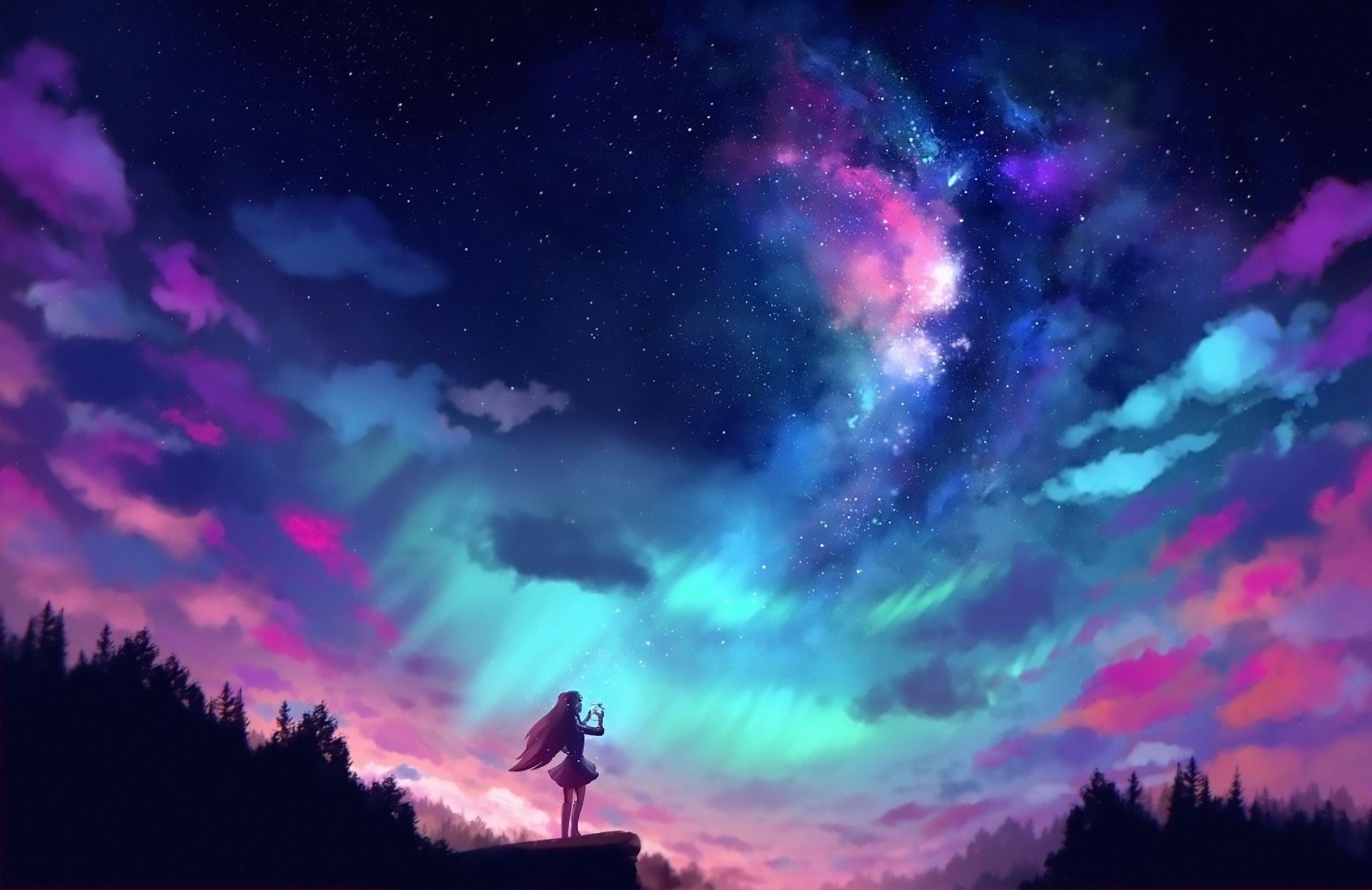 1920x1250 Anime Sky Wallpaper Free Anime Sky Background, Desktop