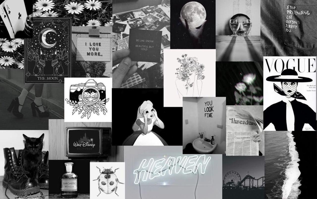 1280x810 Aesthetic Tumblr Collage Wallpaper Laptop, Desktop