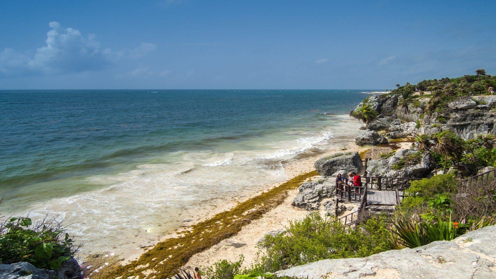 1600x900 File Tulum Maya Ruins Mexico Beach Wikimedia. Desktop Wallpaper, Desktop