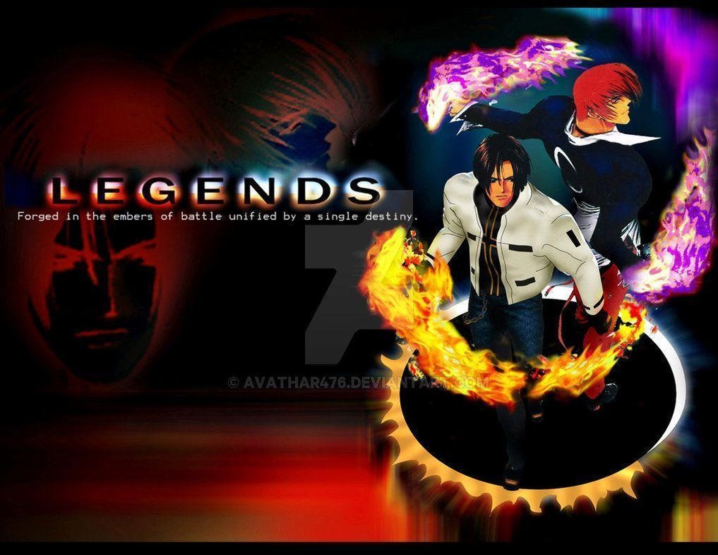 1020x790 Legends Kyo Kusanagi Iori Yagami Wallpaper, Desktop