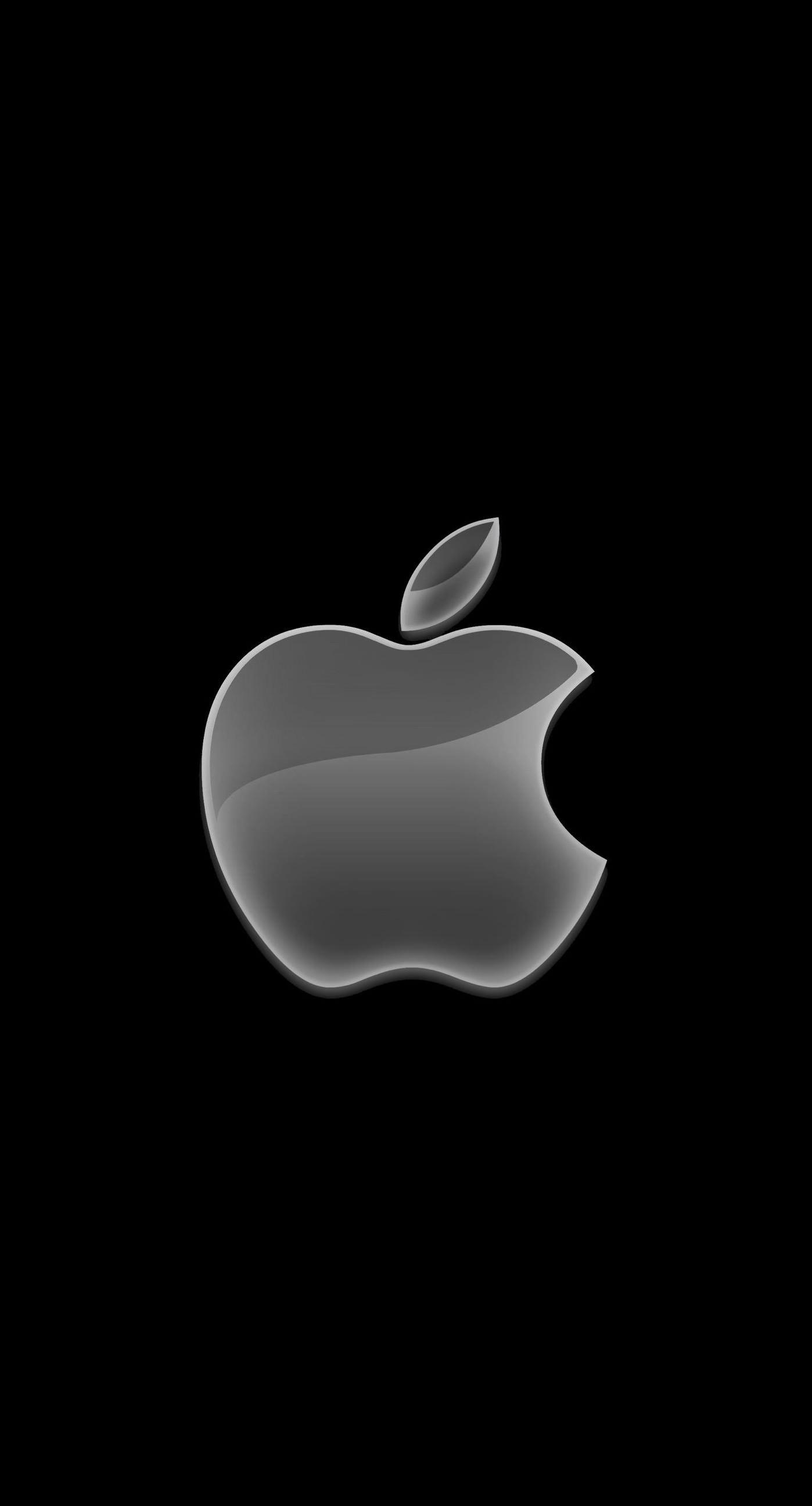 1400x2600 Apple logo black cool. wallpaper.sc iPhone7Plus, Phone