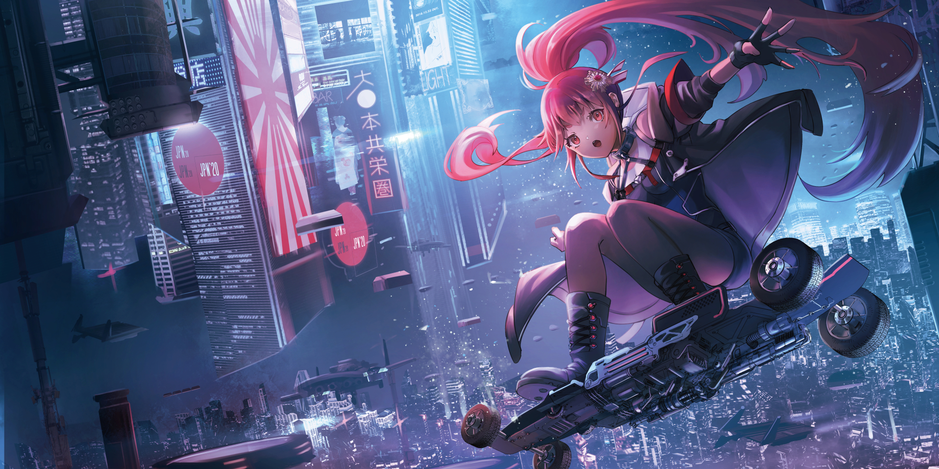 1920x960 Free download Anime Girl 4k Ultra HD Wallpaper [] for your Desktop, Mobile & Tablet. Explore Cyberpunk Anime Wallpaper, Dual Screen