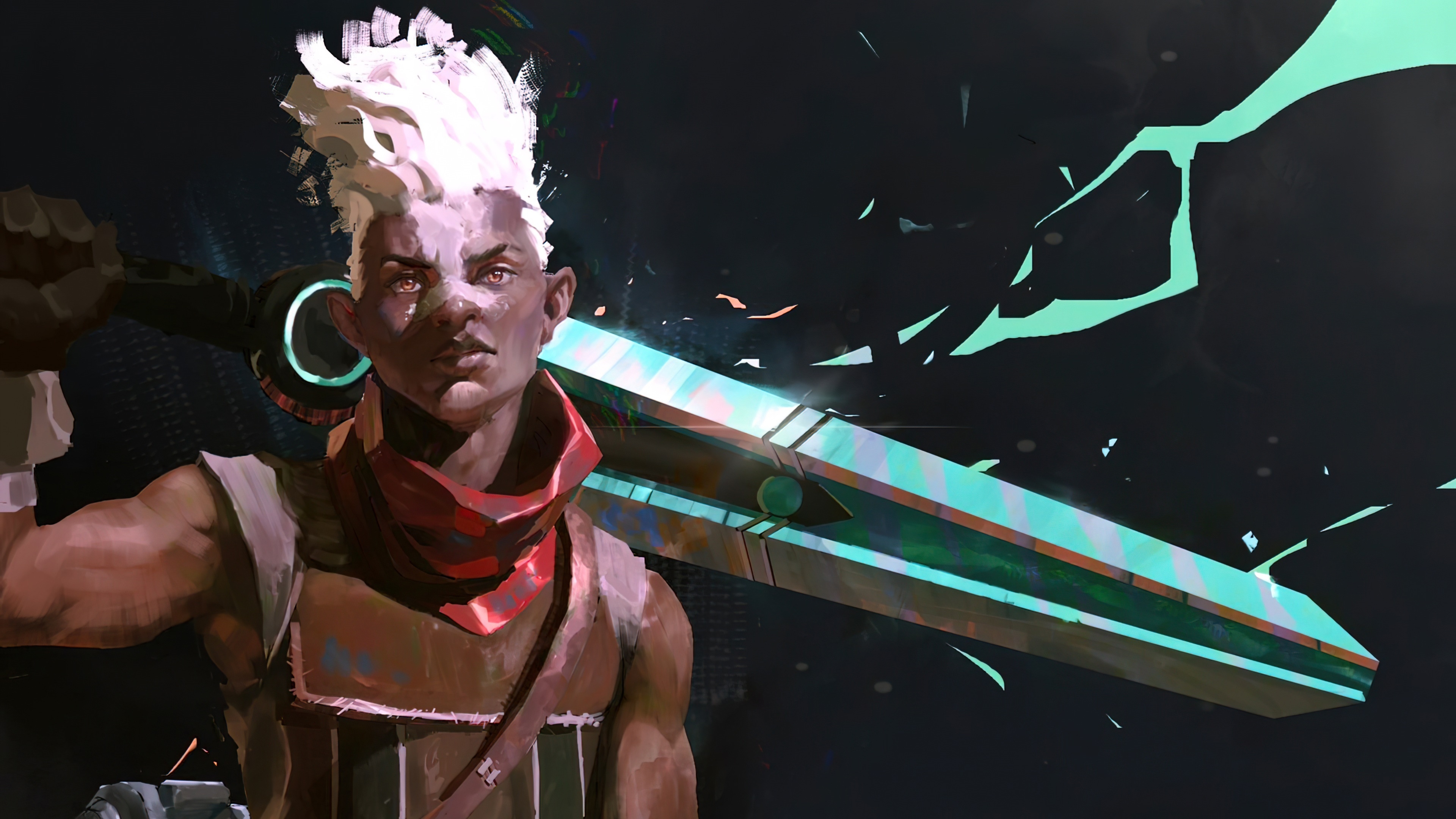 3840x2160 ekko, arcane, netflix, series, lol, art, 4k Gallery HD Wallpaper, Desktop