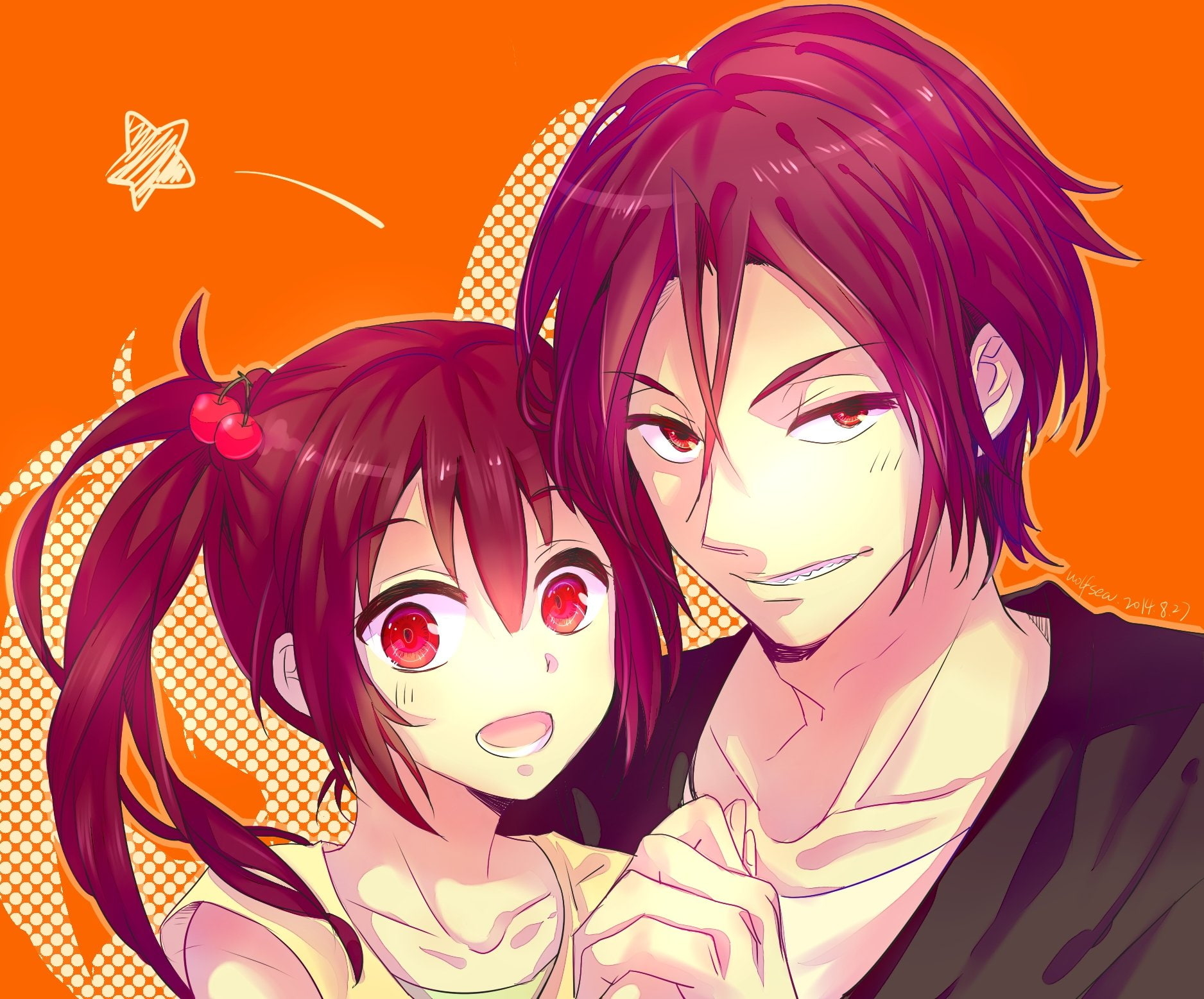 1880x1560 Wallpaper / sister, gou, matsuoka, rin, orange, brother, 720P free download, Desktop