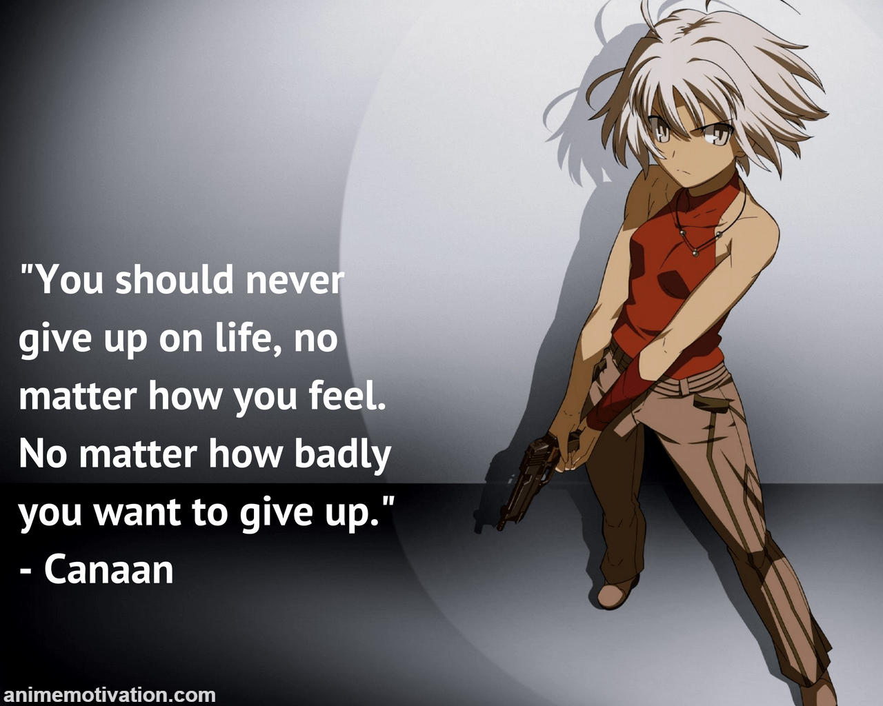 1280x1030 Canaan! Great Anime show. Motivational Anime Quotes, Desktop
