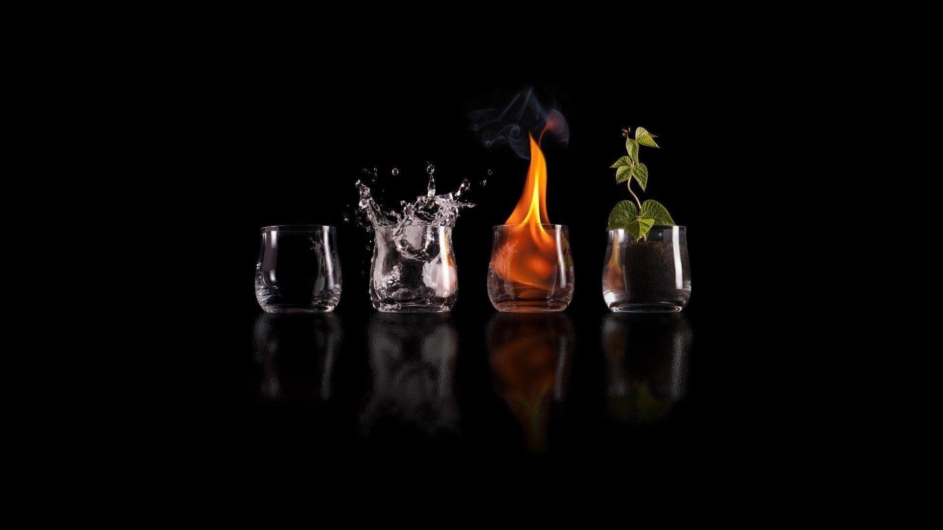 1920x1080 The Four Elements In Glasses Widescreen Wallpaper. Wide Wallpaper.NET, Desktop