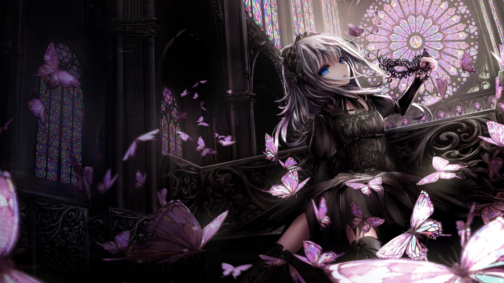 1920x1080 Gothic, artwork, anime girls Gallery HD Wallpaper, Desktop