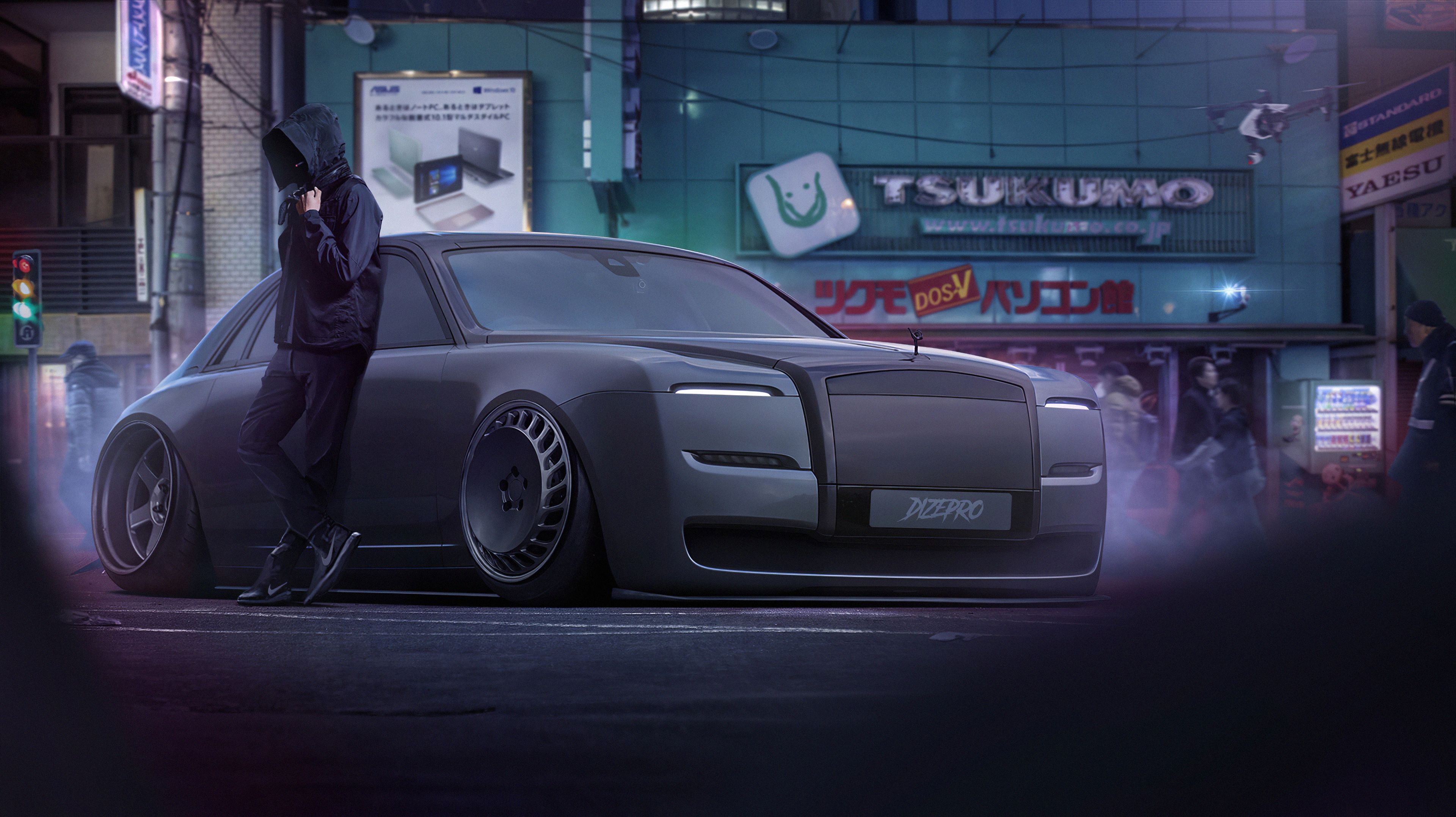 3840x2160 The Dark Rolls Royce 4k, HD Cars, 4k Wallpaper, Image, Background, Photo and Picture, Desktop