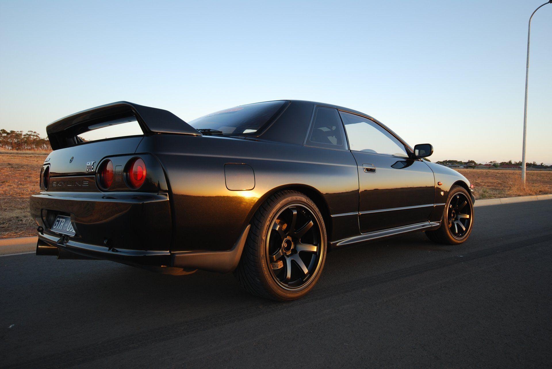 1920x1290 Nissan Skyline Gt R R32 Coupe Black Japan Wallpaper Drift Jdm, Desktop