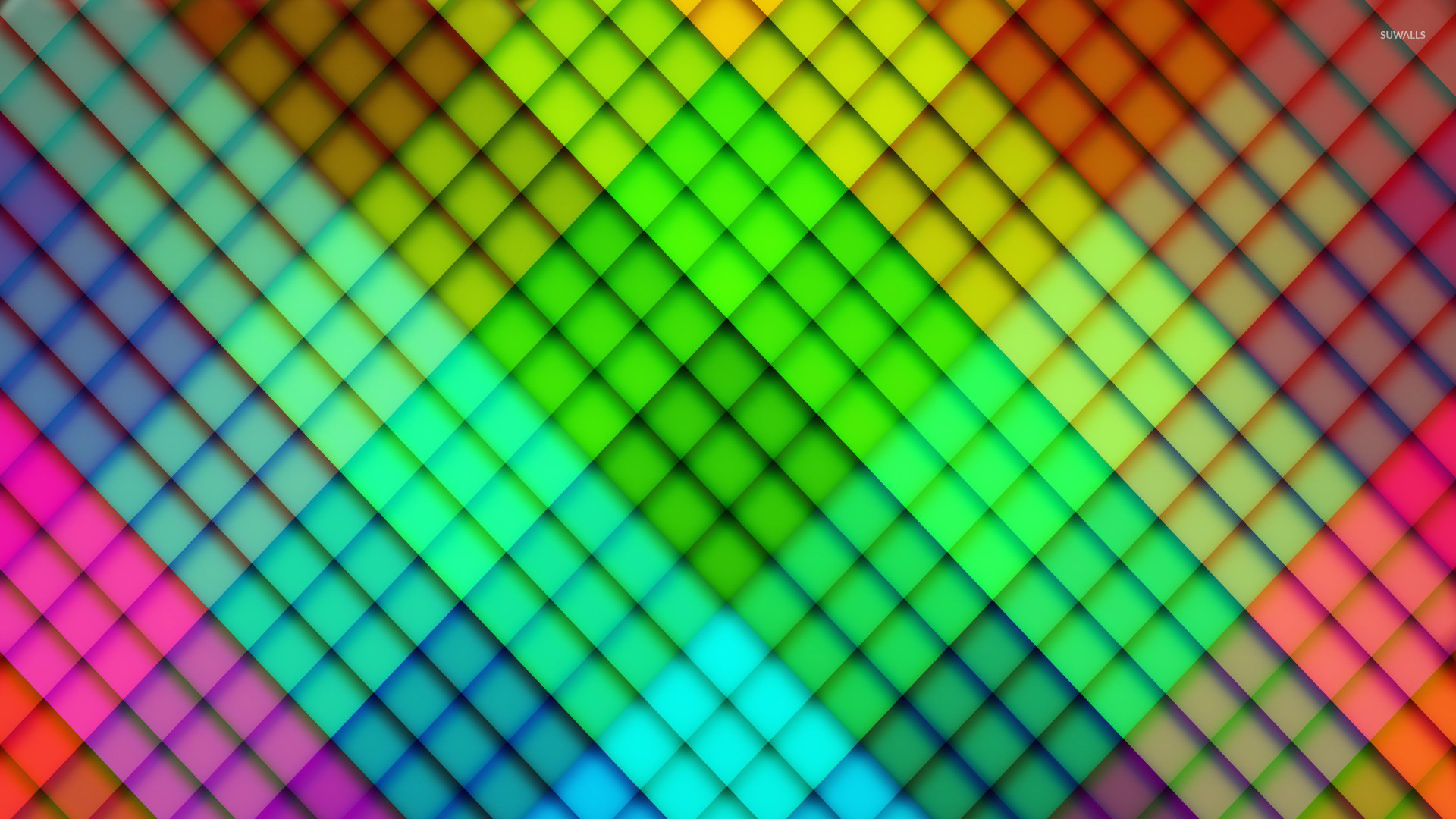 1920x1080 Rainbow diamond pattern wallpaper Art wallpaper, Desktop