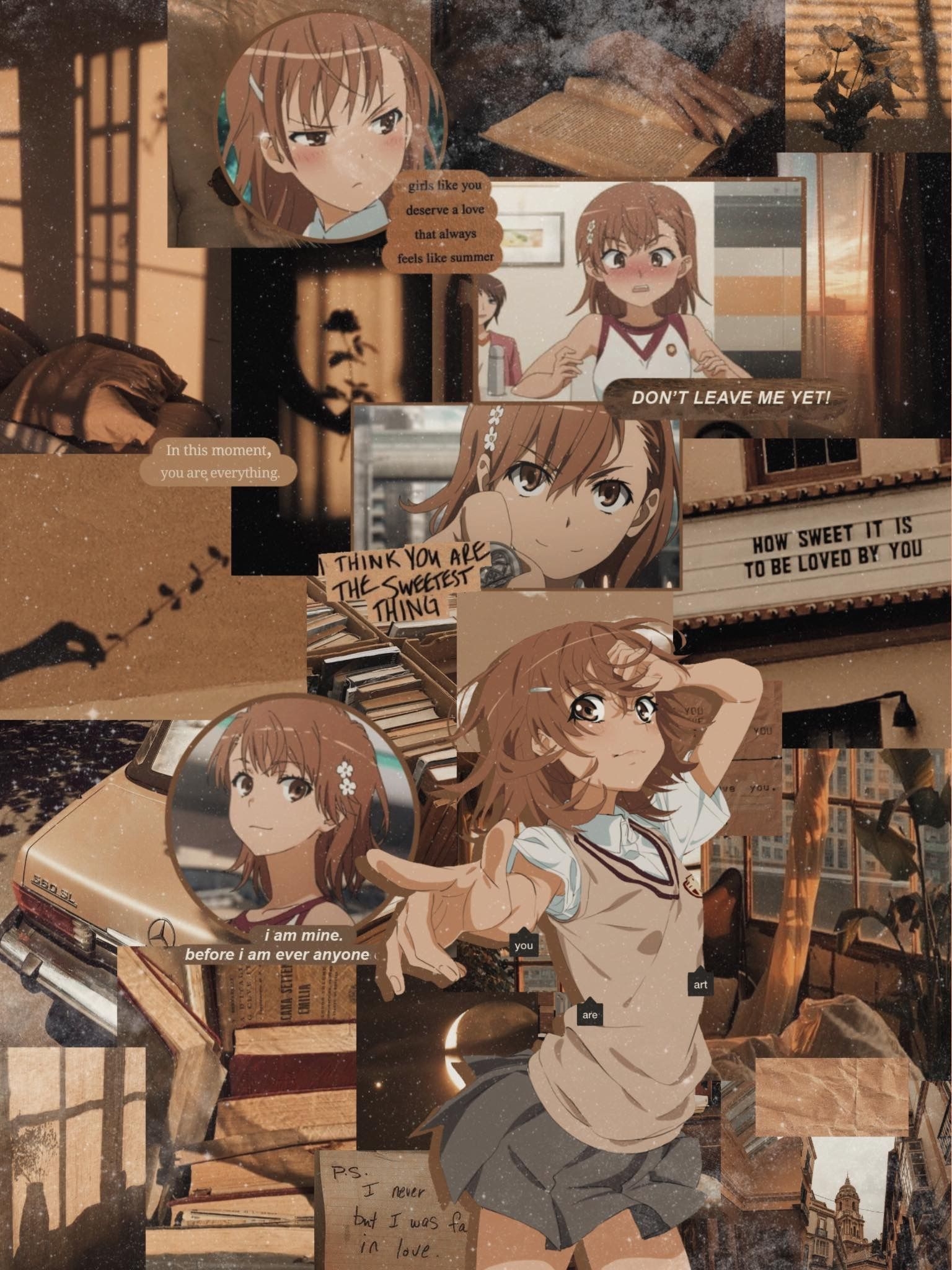 1540x2050 金 • Misaka Mikoto Phone Aesthetic Wallpaper. Cute anime wallpaper, Anime wallpaper, Anime characters, Phone