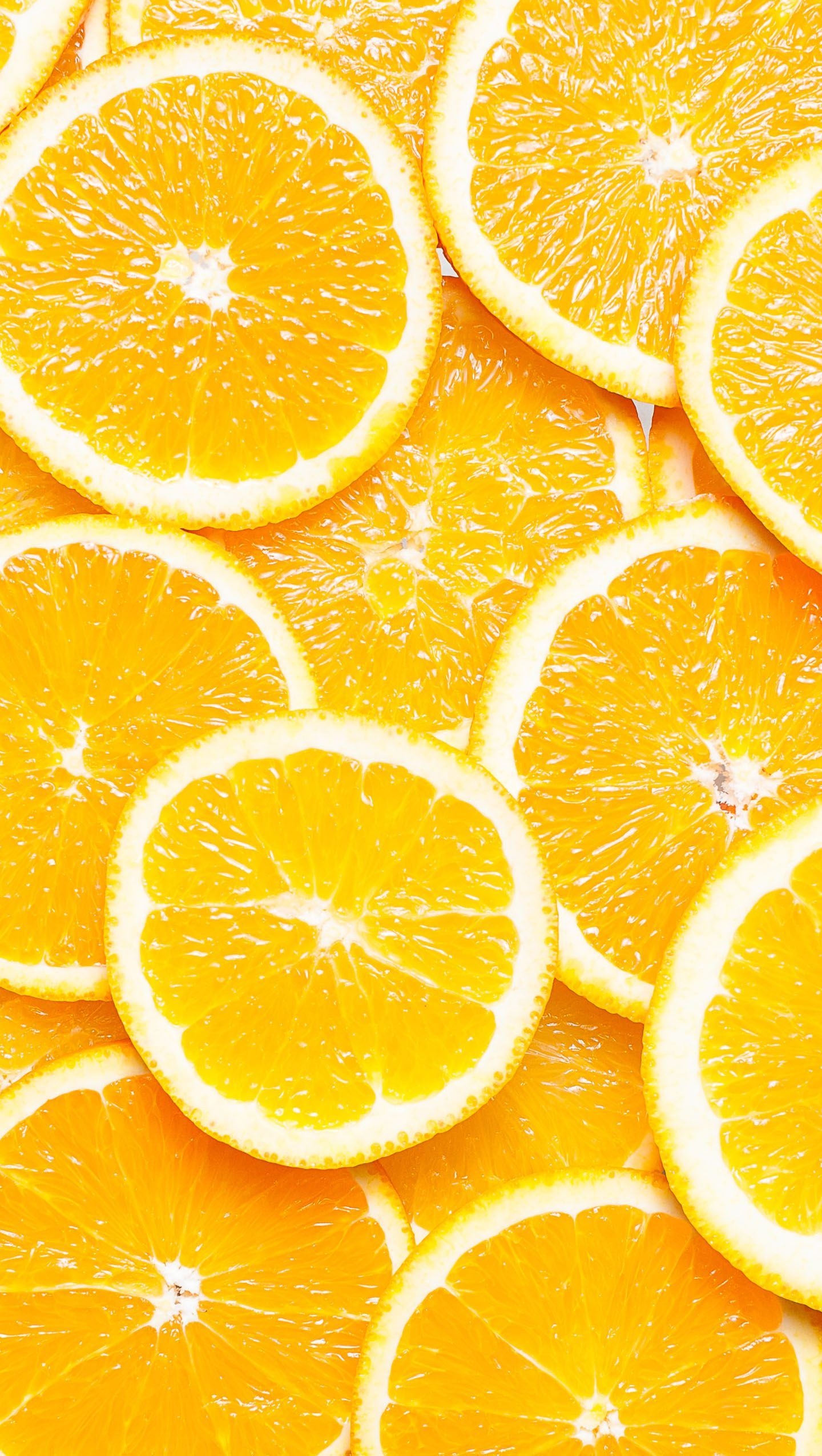 1440x2550 Orange Fruits Slices 4K Wallpaper, Phone