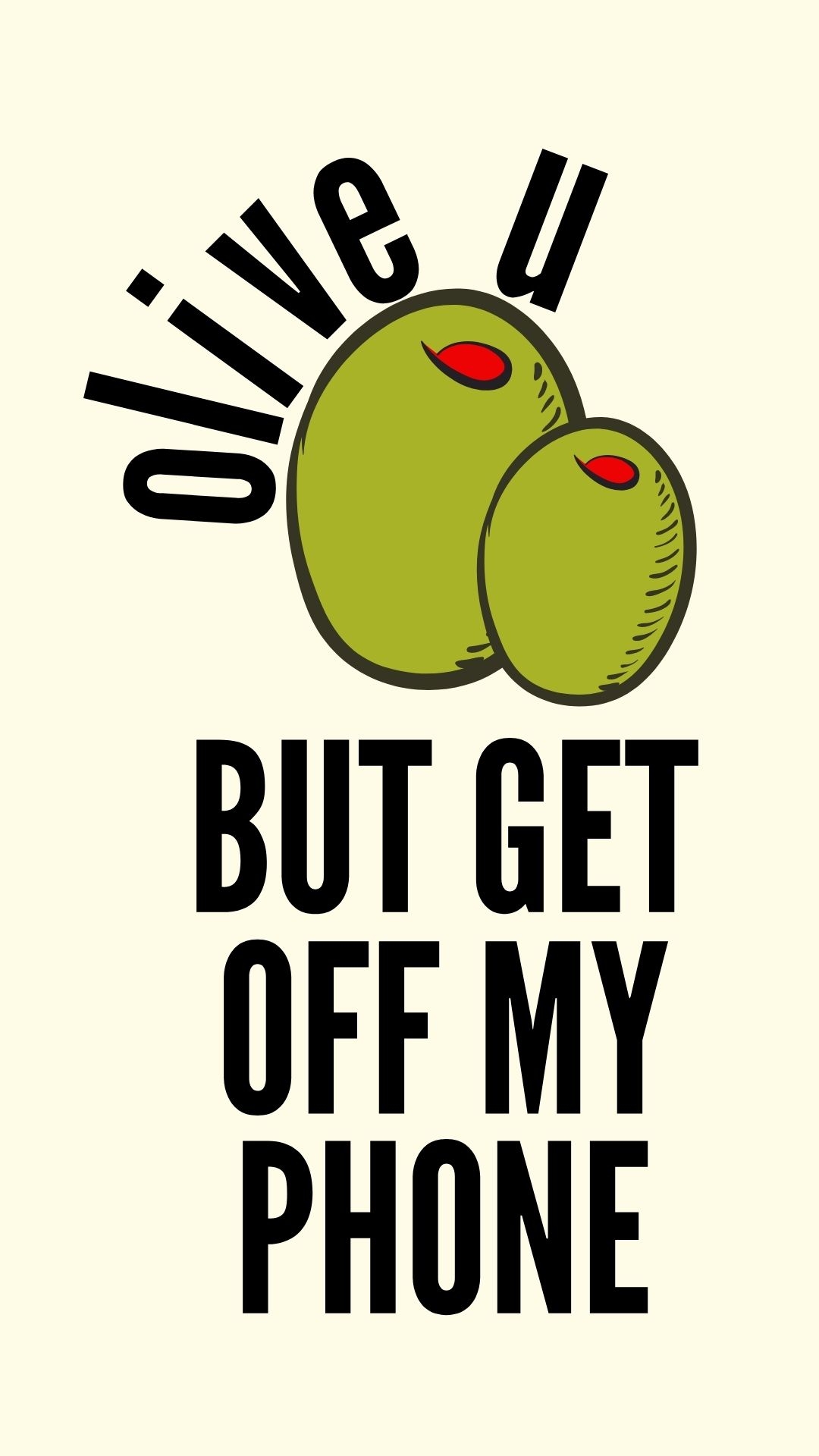 1080x1920 Cute Get Off My Phone Wallpaper, Phone