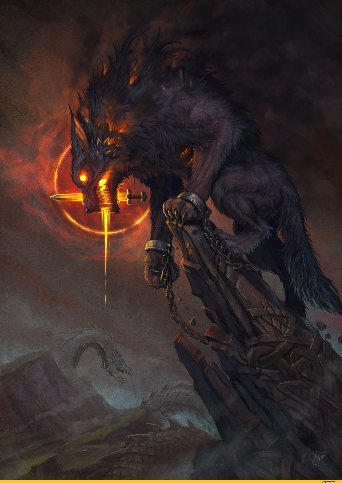 1430x2020 Мифические существа - Fantasy (Fantasy art) - art (арт, Phone