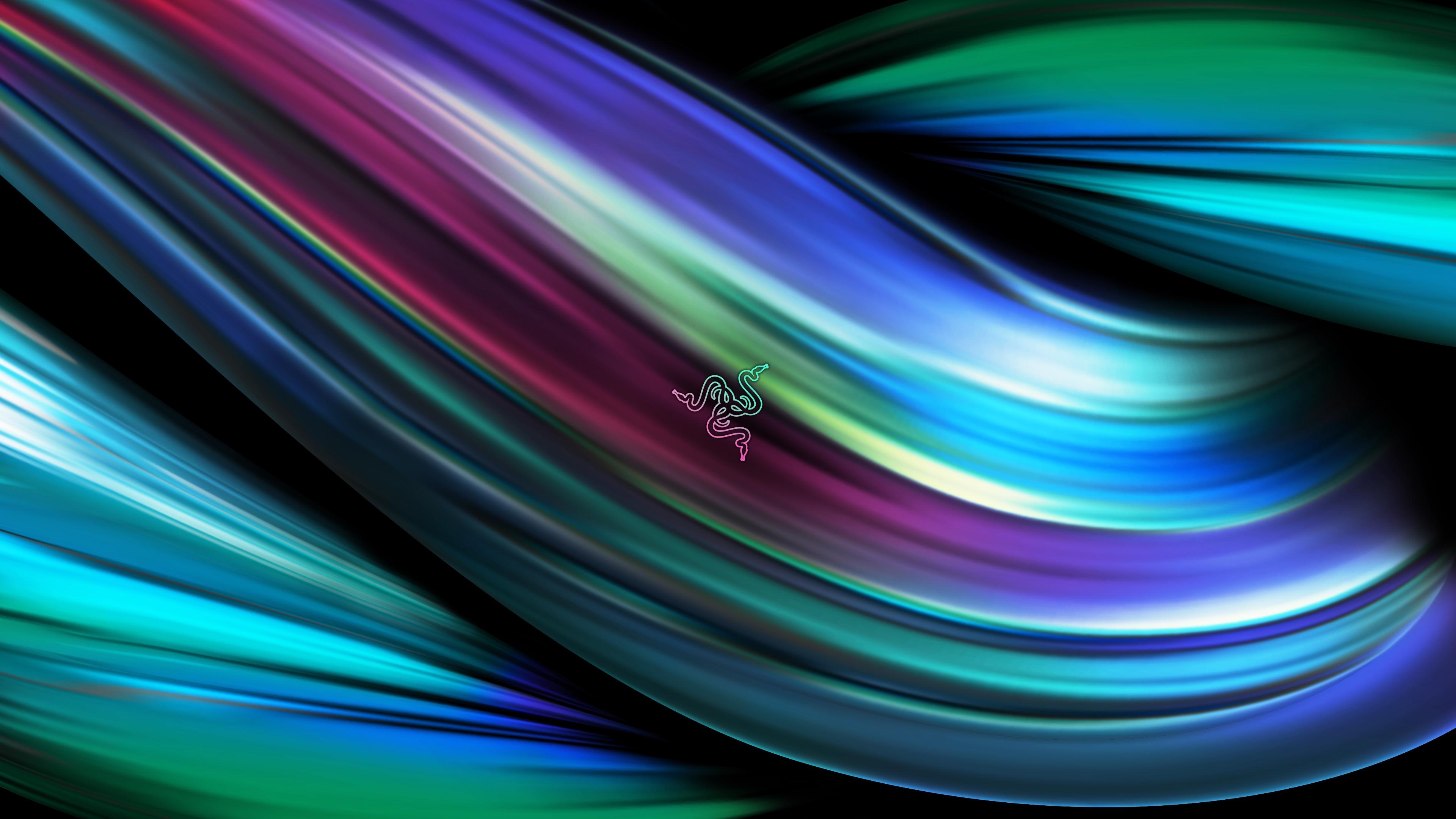 3840x2160 X Razer Swirl 4K wallpaper, Desktop