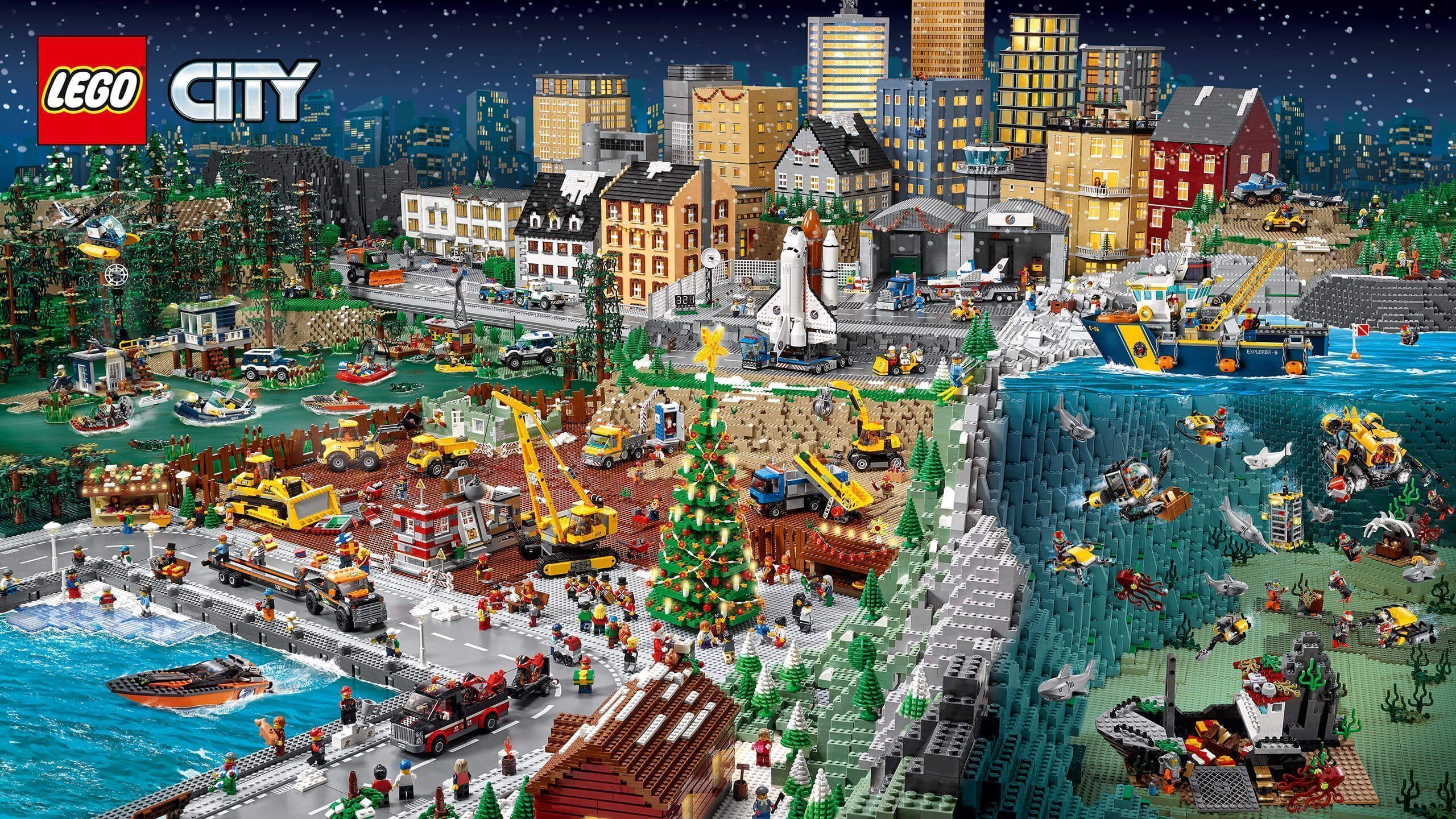 2560x1440 Lego City Wallpaper, Desktop