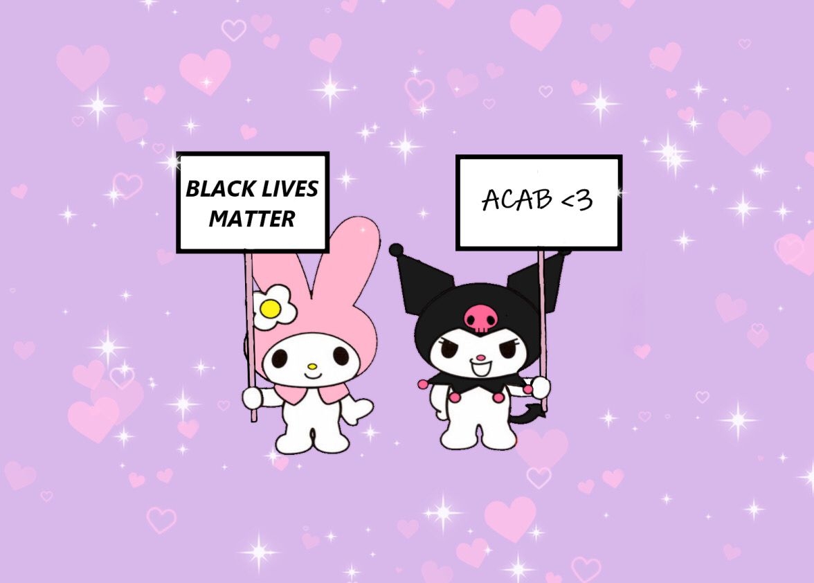 1180x850 kuromi + melody. Hello kitty art, Desktop