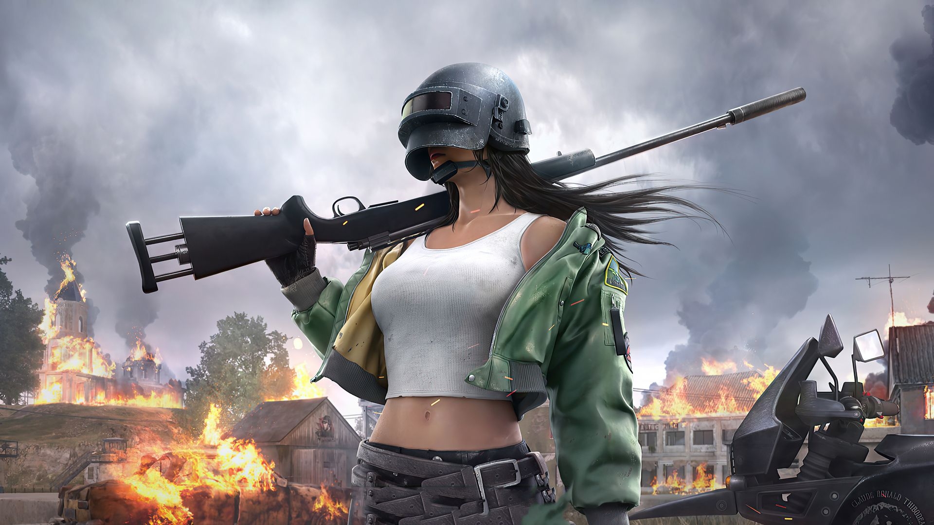 1920x1080 Anime Girl Pubg Cute Girl Wallpaper HD, Desktop