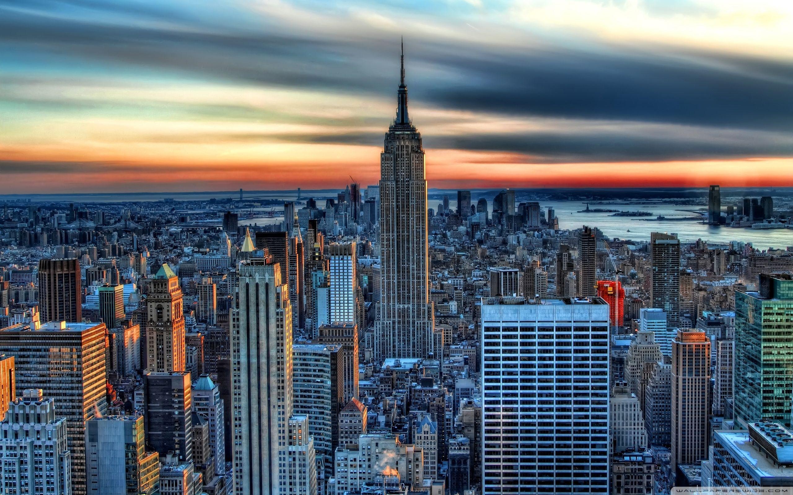 2560x1600 Empire State Building HDR HD desktop wallpaper, High Definition, Desktop