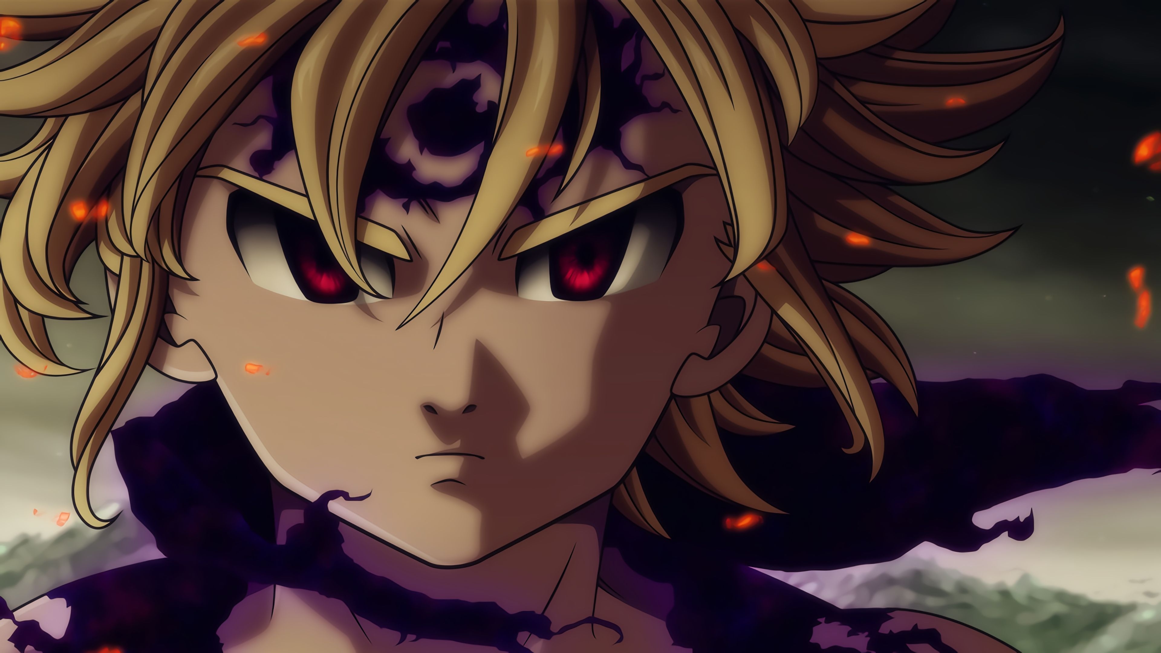 3840x2160 Meliodas Demon Mark Seven Deadly Sins 4K, Desktop