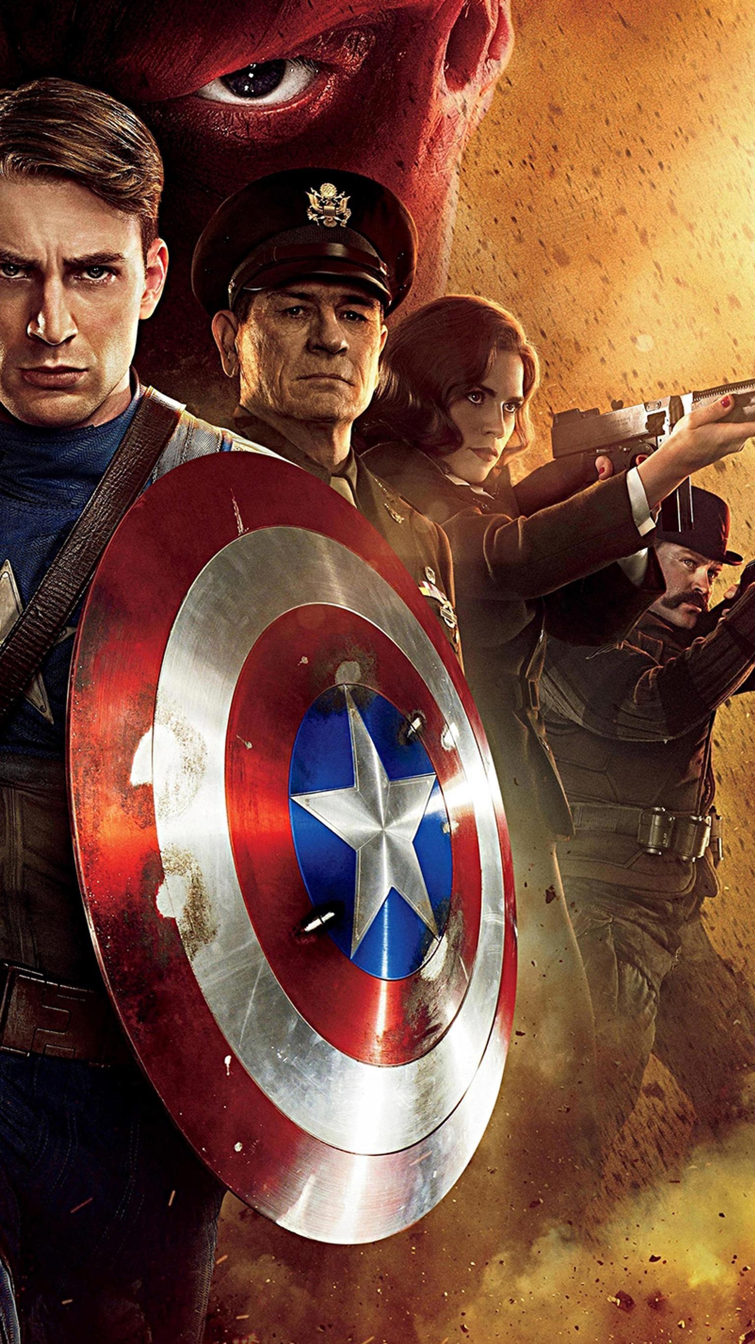 1540x2740 Captain America: The First Avenger (2011) Phone Wallpaper, Phone