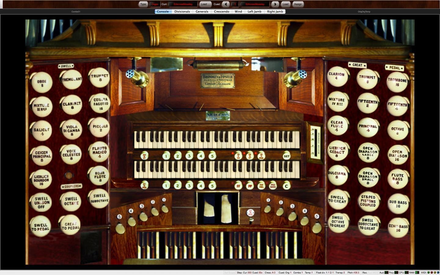 1440x900 Hauptwerk Virtual Pipe Organ - St. Anne&;s Virtual Pipe Organ, Desktop