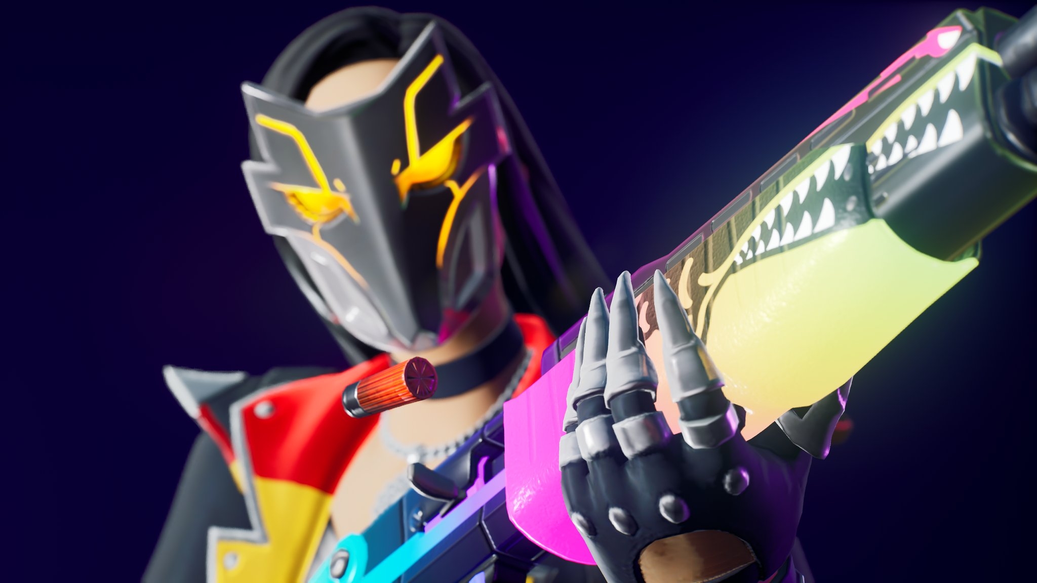 2050x1160 Chica Fortnite wallpaper, Desktop