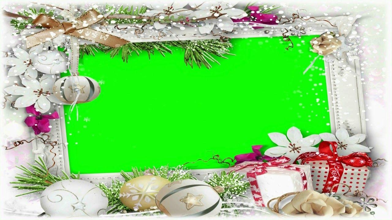 1280x720 Wedding Video Background Green Screen Christmas Frame, Desktop