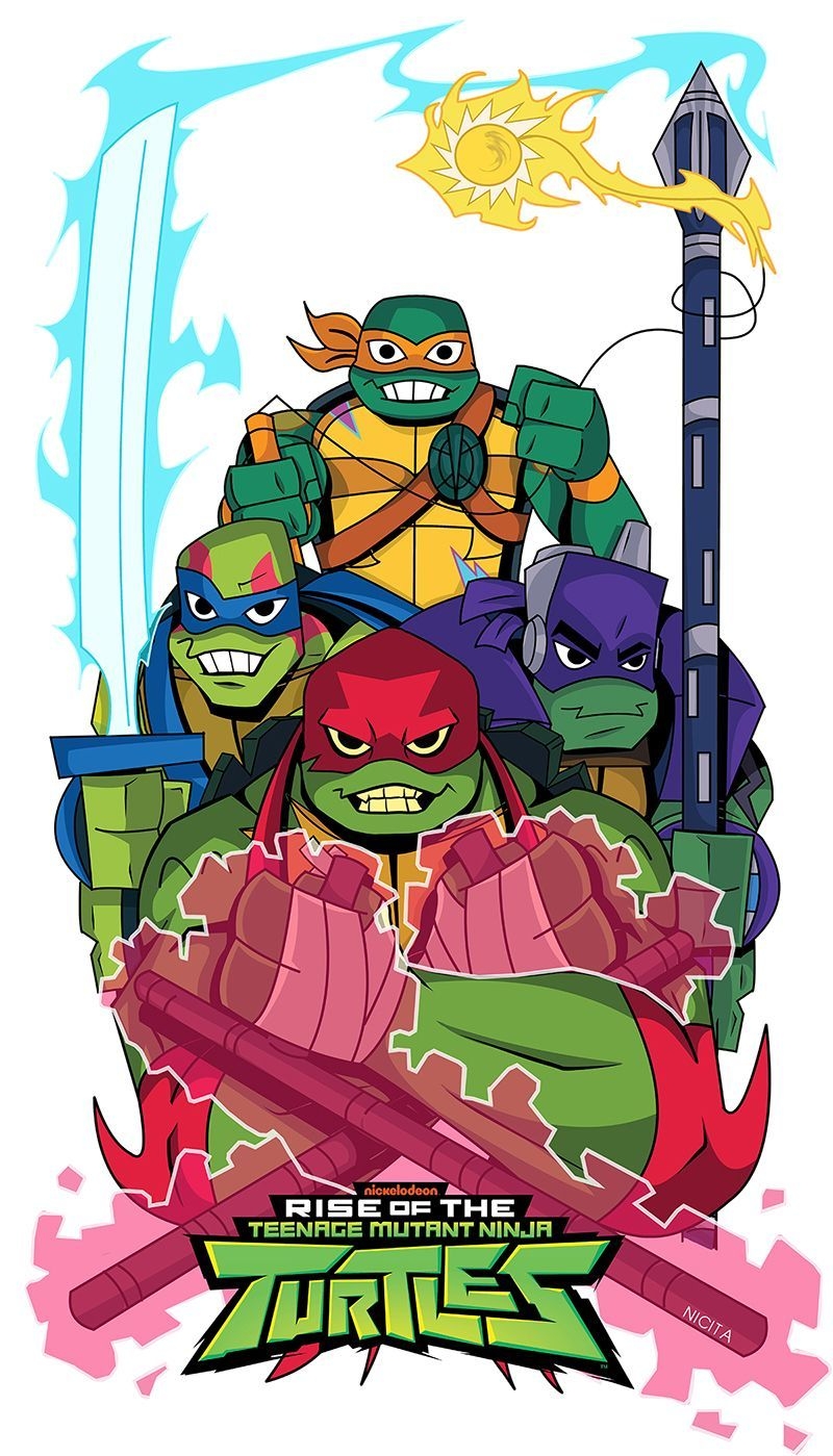 800x1400 Rise of the teenage mutant ninja turtles 2018 fanart. Turtle art, Teenage ninja turtles, Ninja turtles art, Phone