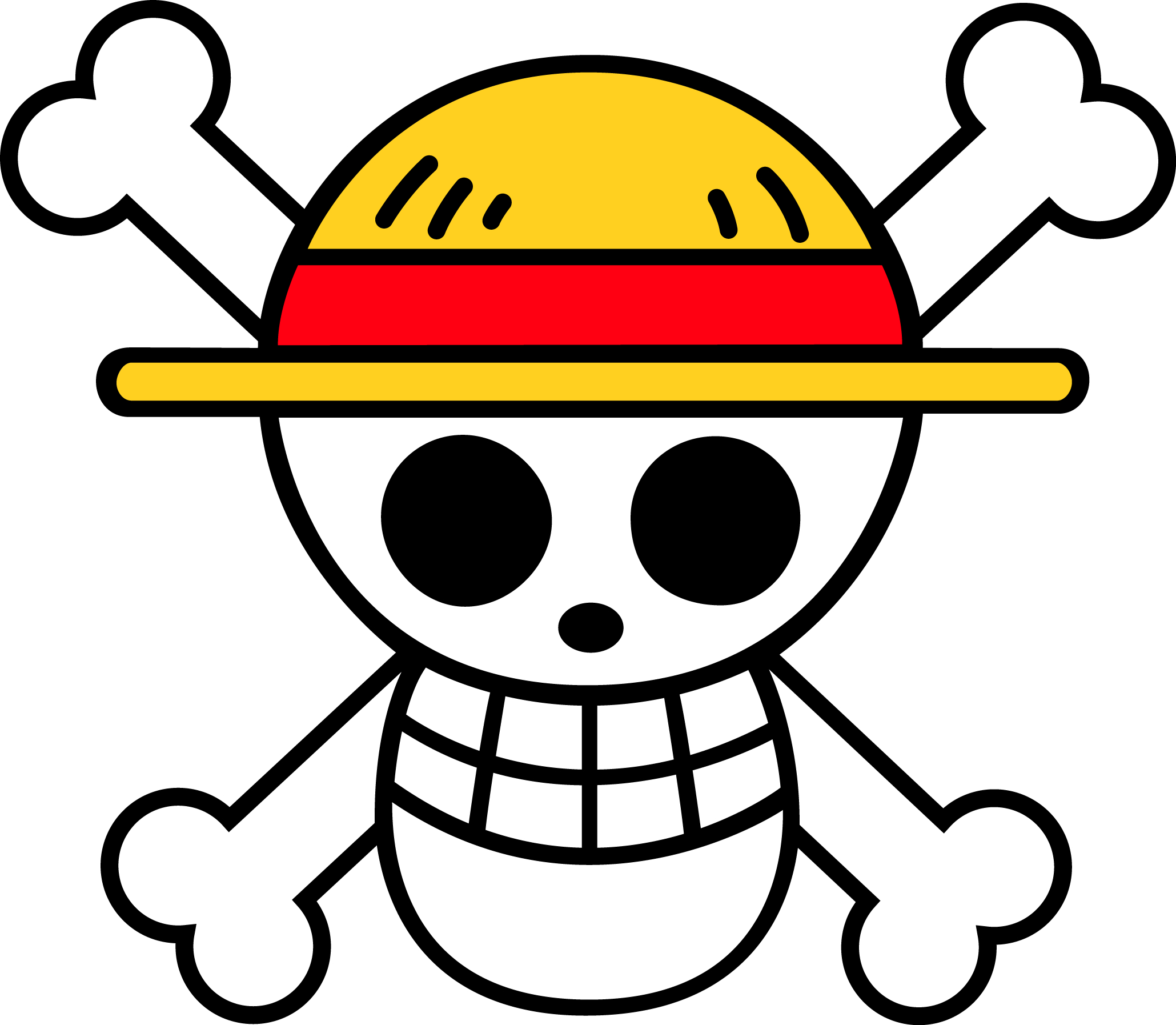 2060x1800 Luffy Flag, Desktop